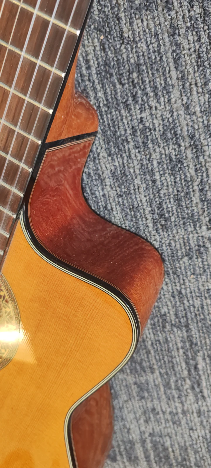 Crafter Junior JC45E Natural Electric Acoustic Classical Guitar - Image 9