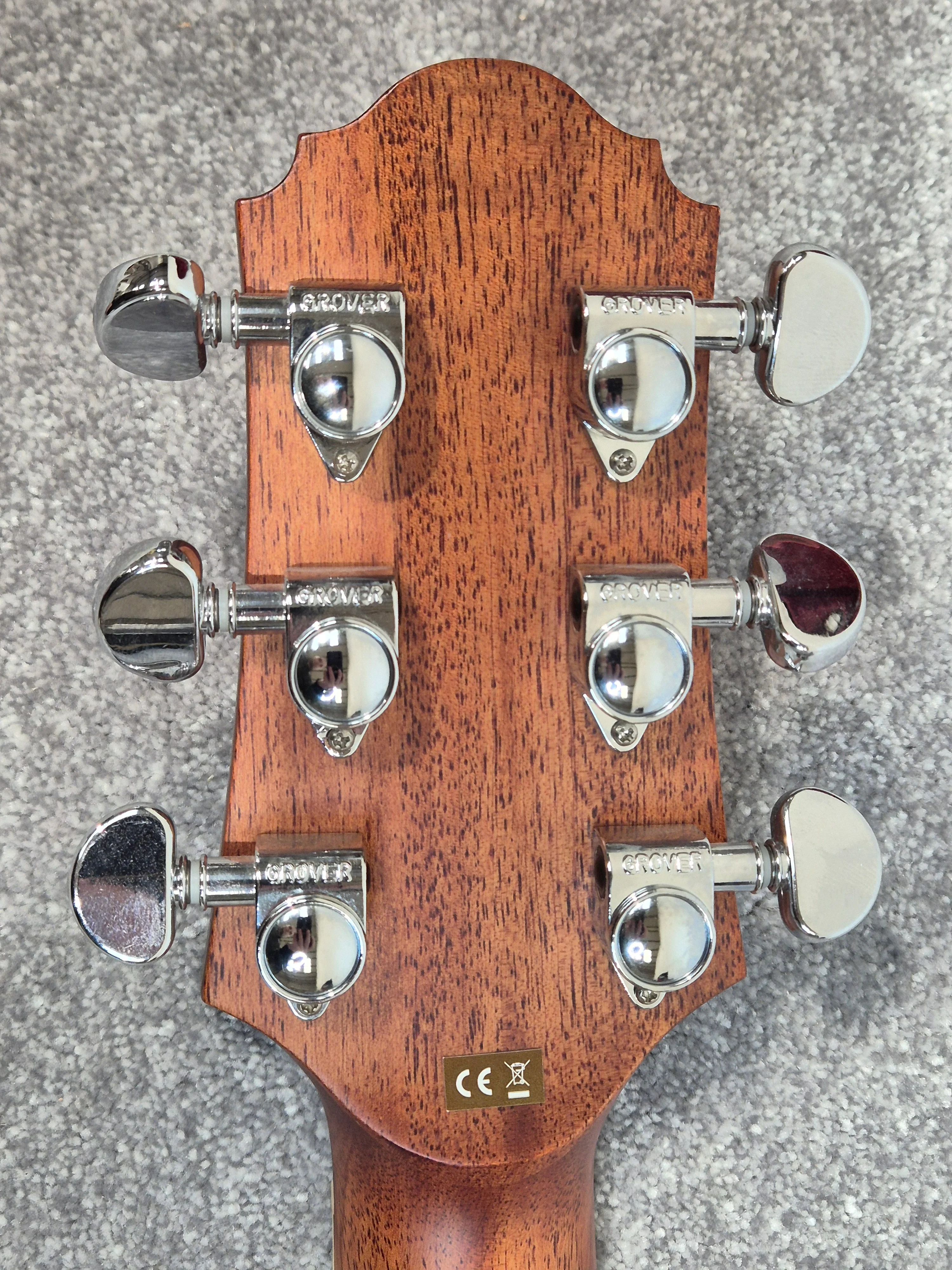 Crafter SA-TMVS Guitar - Hybrid Acoustic-Electric Guitar - Original Hard Case - Image 9