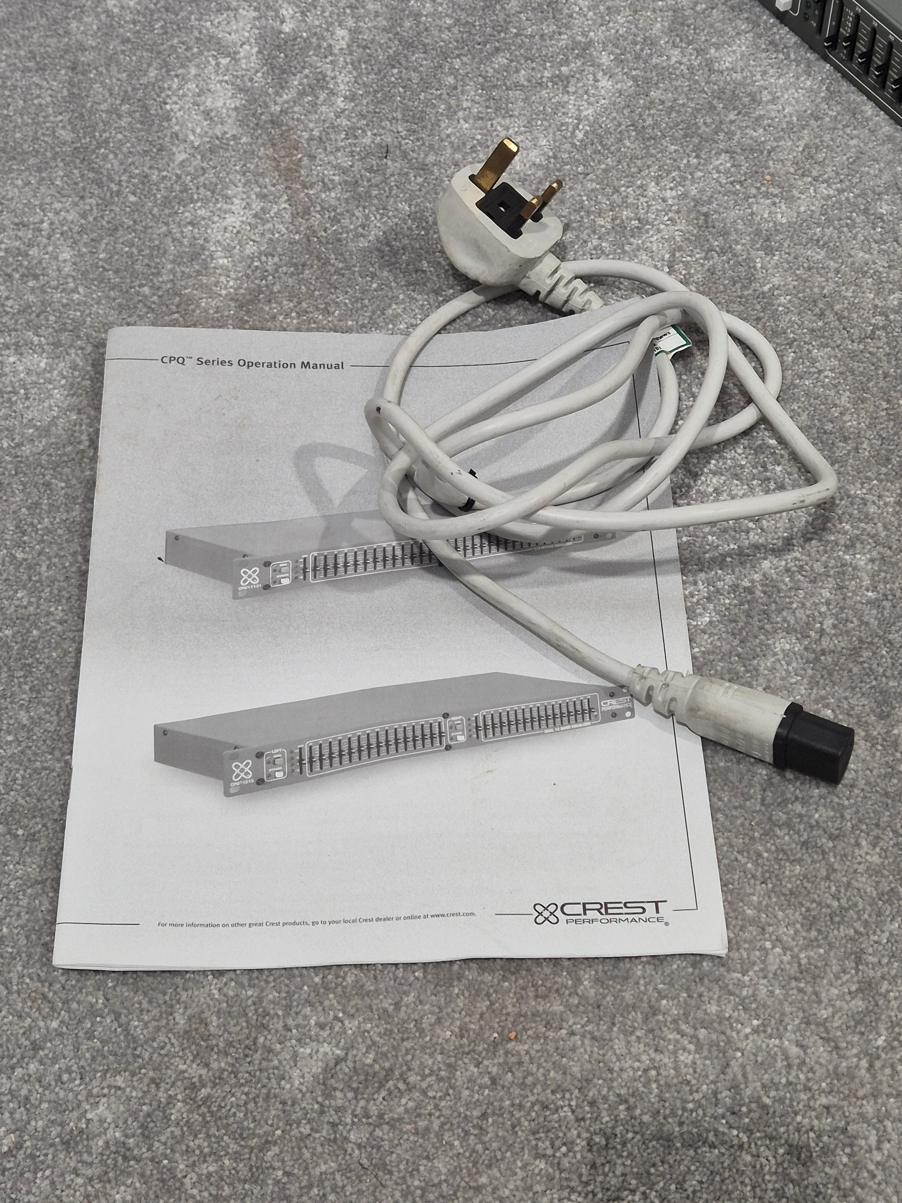 Crest CPQ1131 - 31-Band Graphics Equalizer - Image 12
