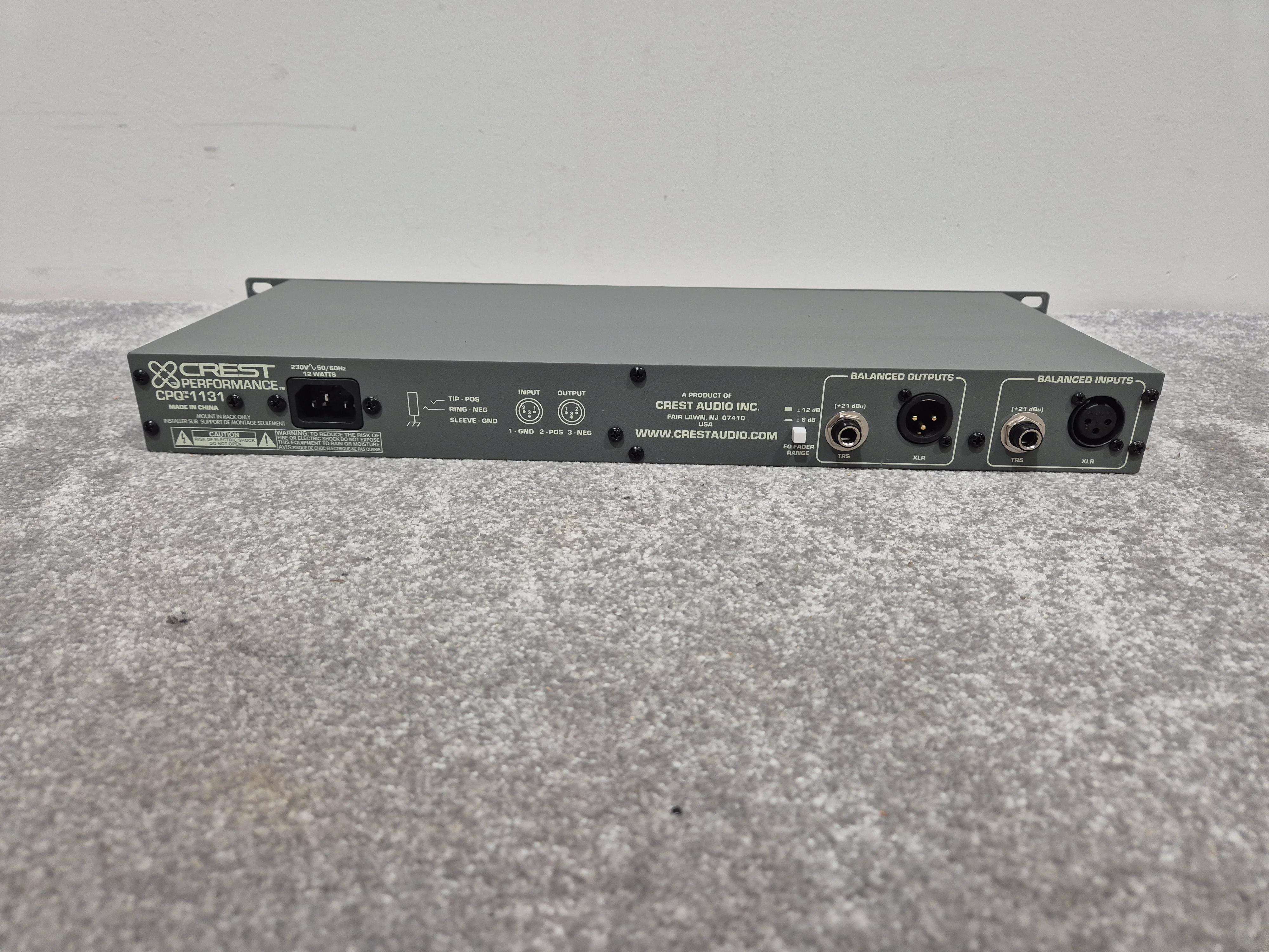 Crest CPQ1131 - 31-Band Graphics Equalizer - Image 7
