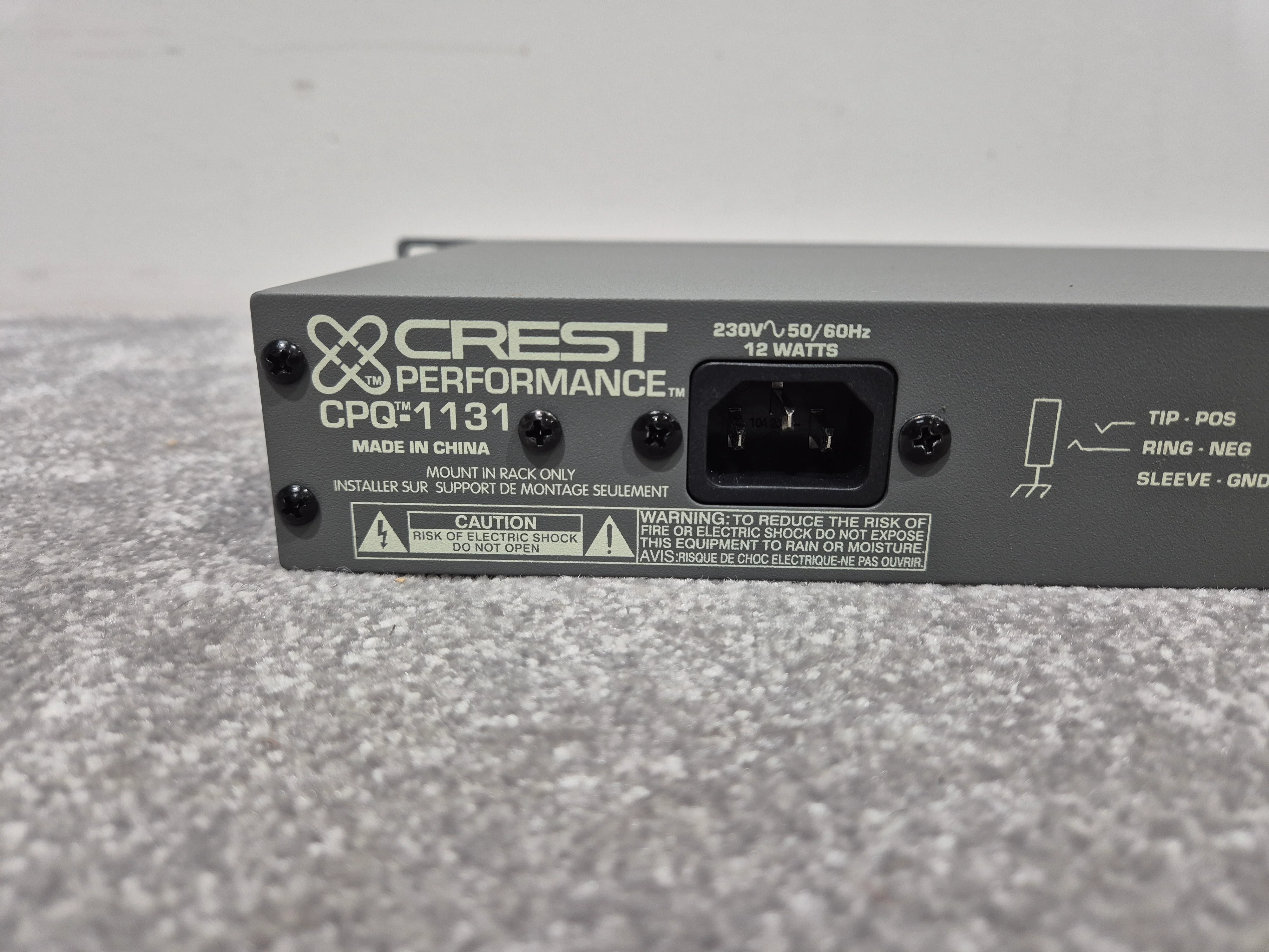 Crest CPQ1131 - 31-Band Graphics Equalizer - Image 9