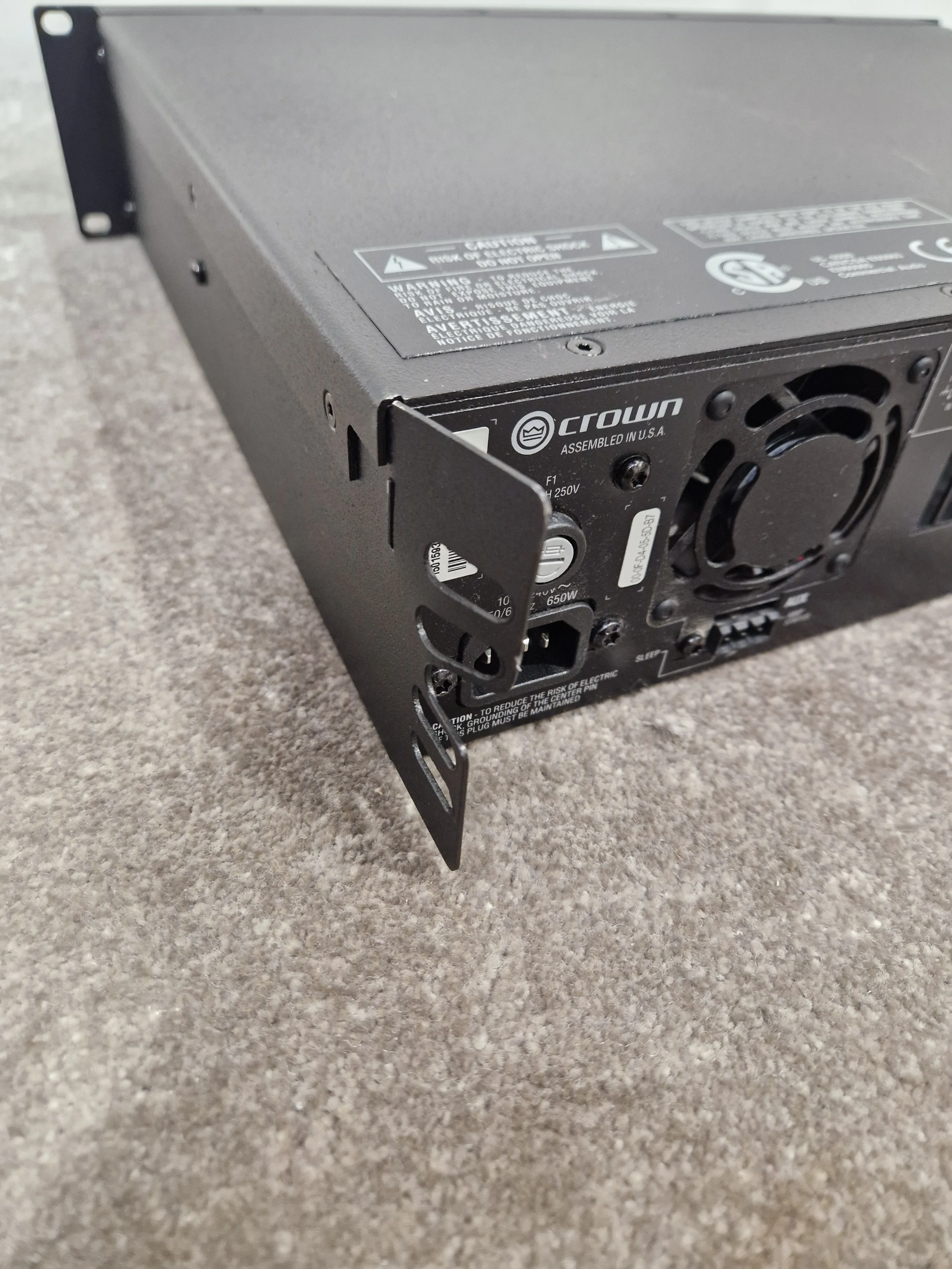 Crown DCI 2|1250N - Network Amplifier - Excellent w/ Power Supply - Image 4