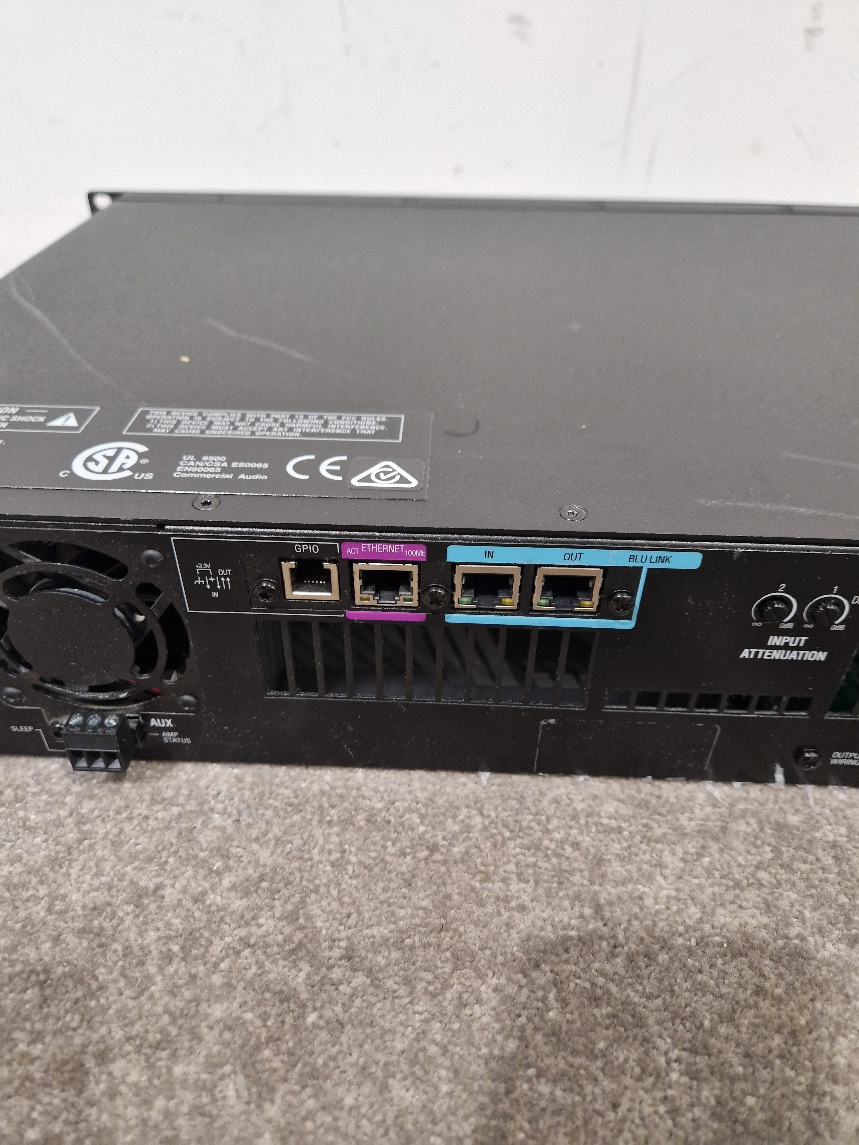 Crown DCI 2|600N - Network Amplifier - Excellent w/ Power Supply - Image 6