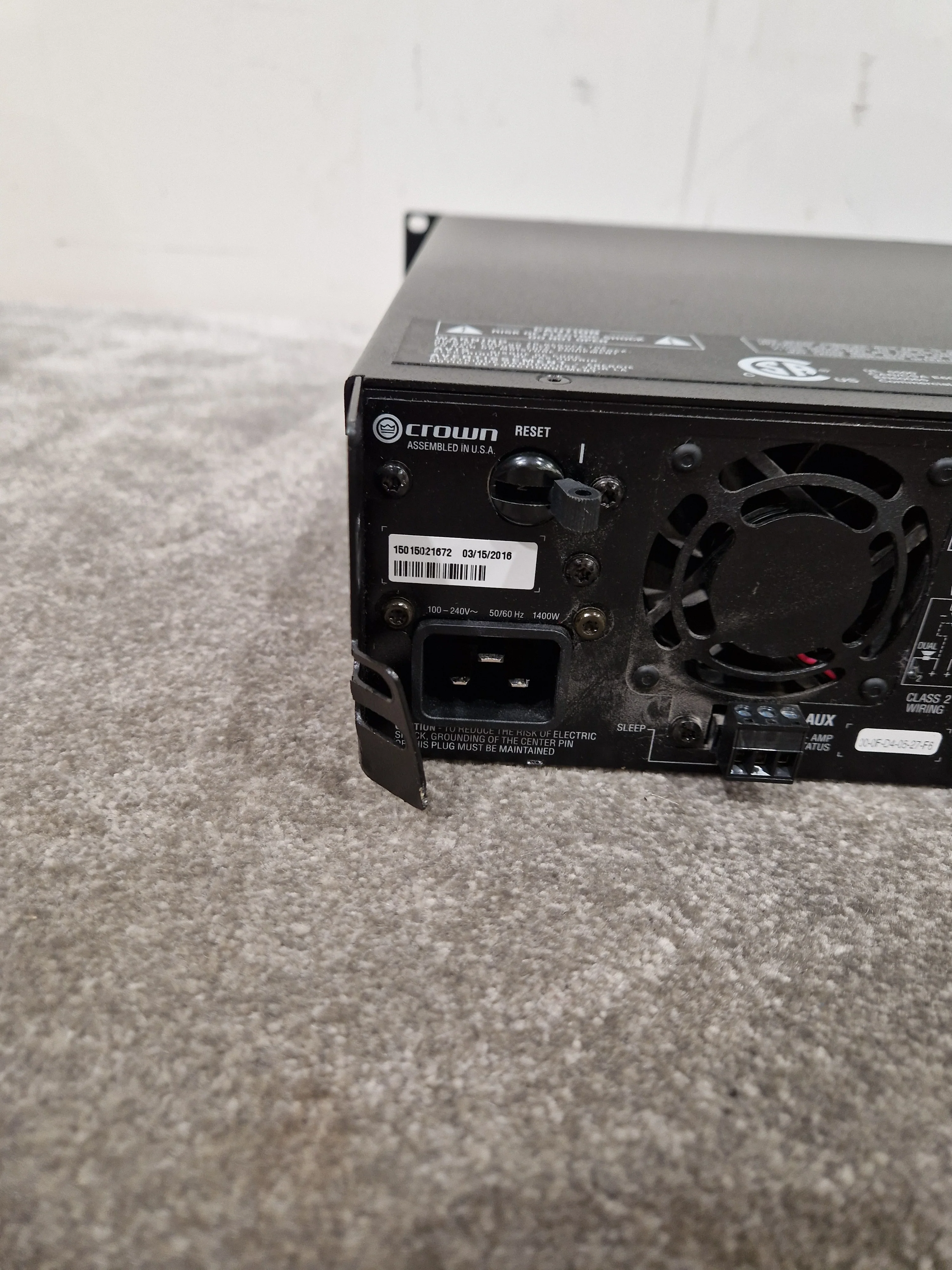 Crown Dci 8|600n - 8-Channel Network Amplifier - Excellent w/ Power Supply - Image 7