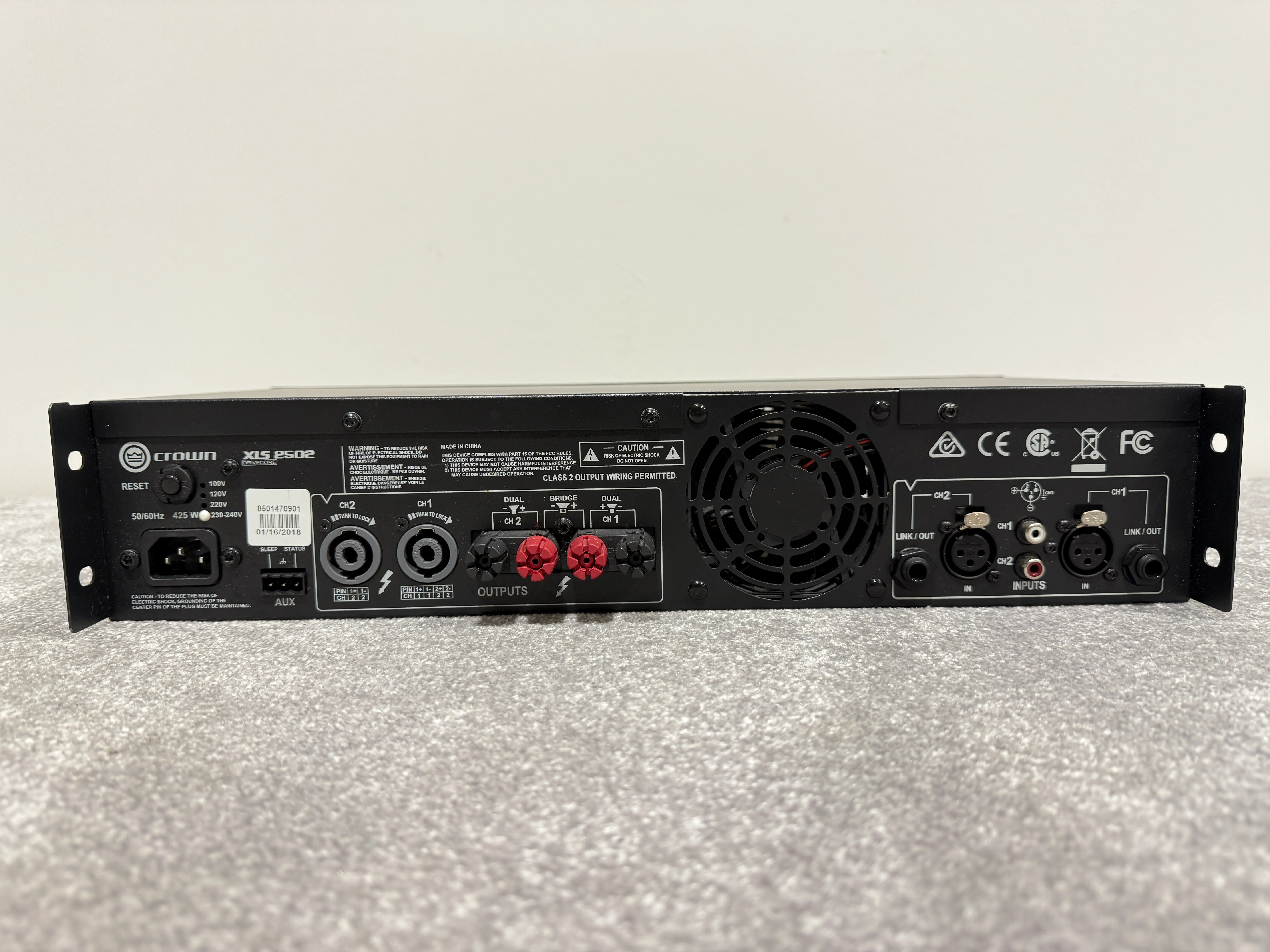 Crown XLS 2502 Drivecore - Professional Power Amplifier - Image 7