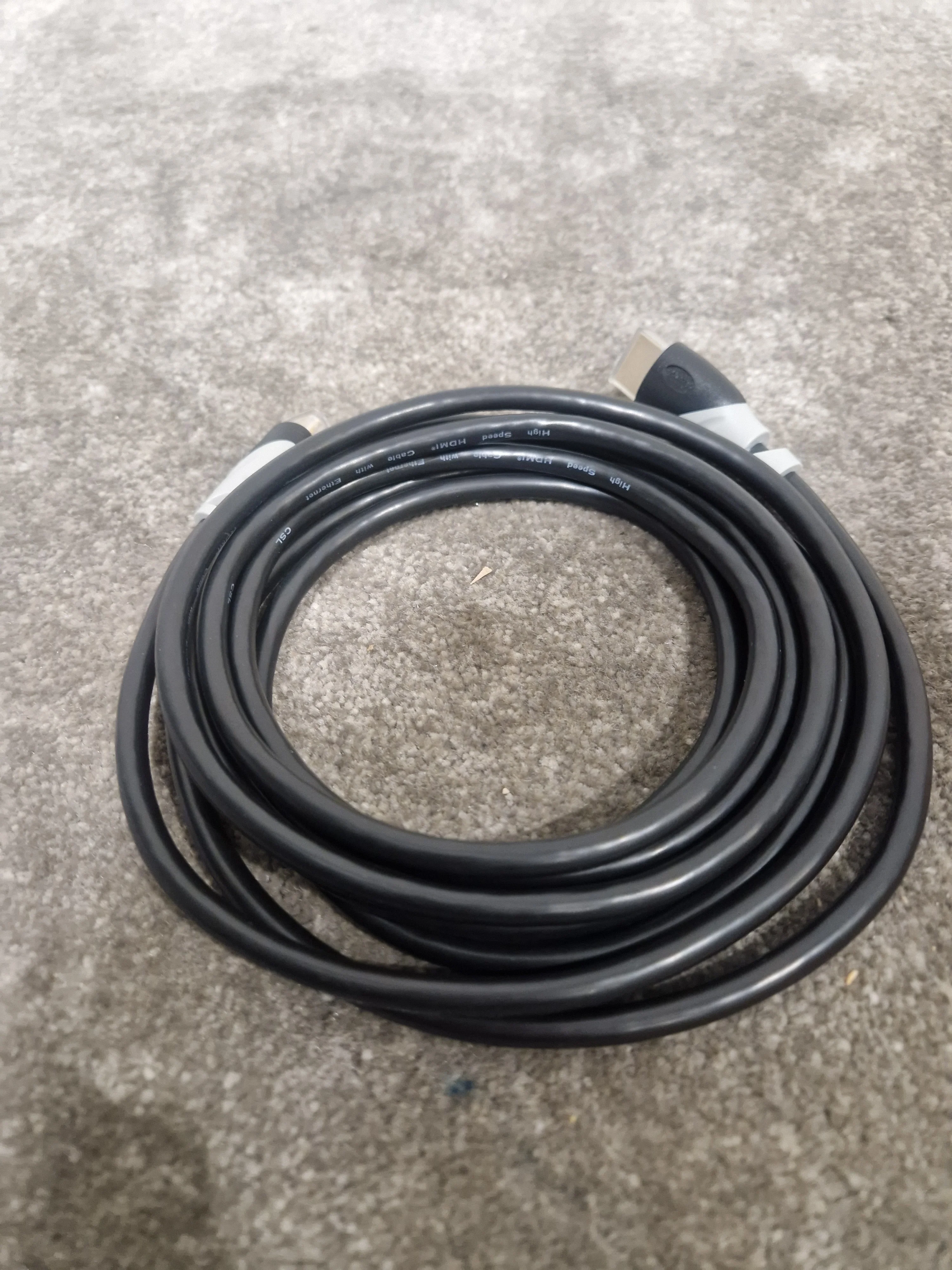 CSL - 8k / 4k HDMI Cable 2.1/2.0 3M - Grey/Black – HDMI Cable - Excellent - Image 10