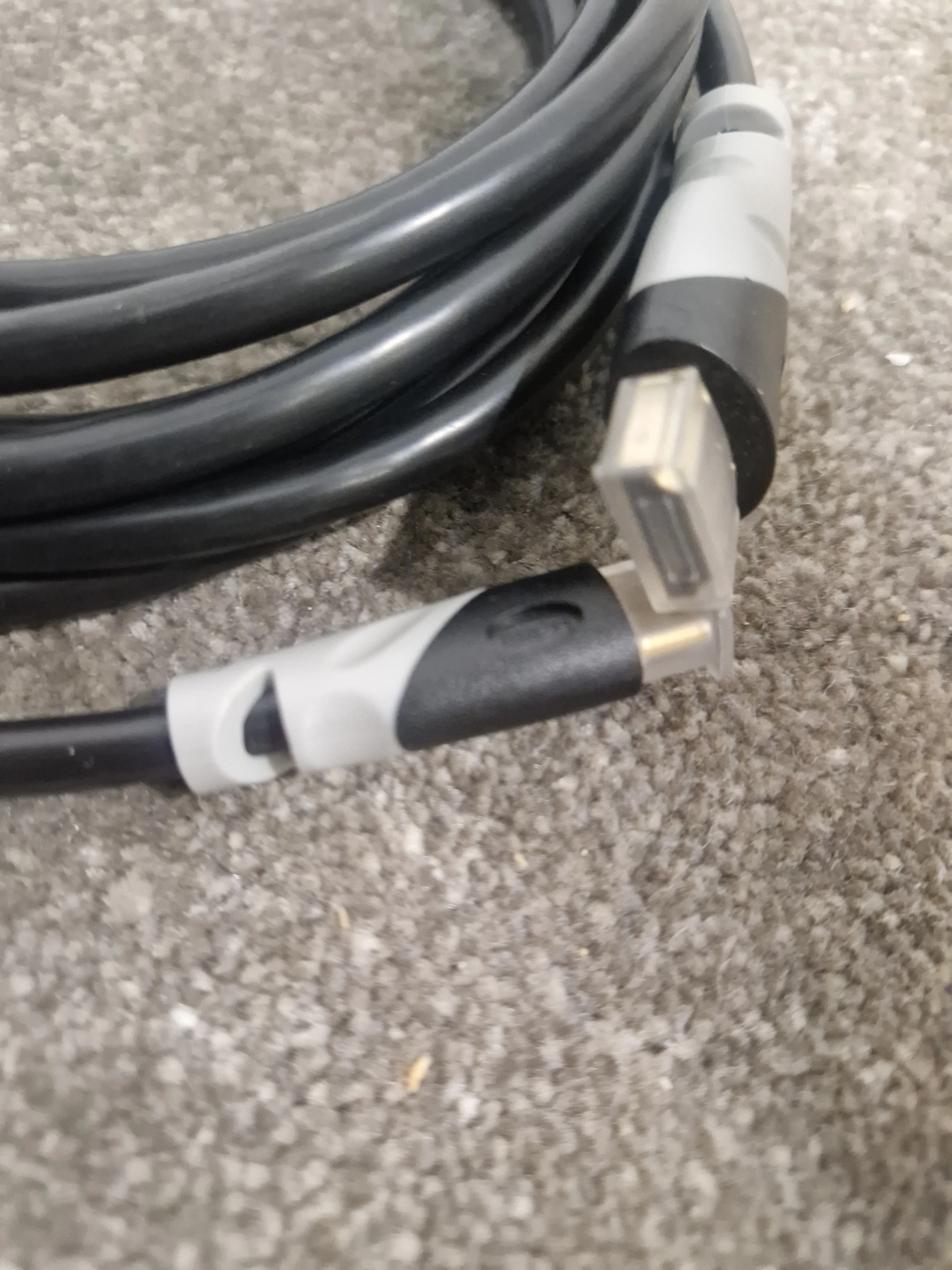 CSL - 8k / 4k HDMI Cable 2.1/2.0 3M - Grey/Black – HDMI Cable - Excellent - Image 3