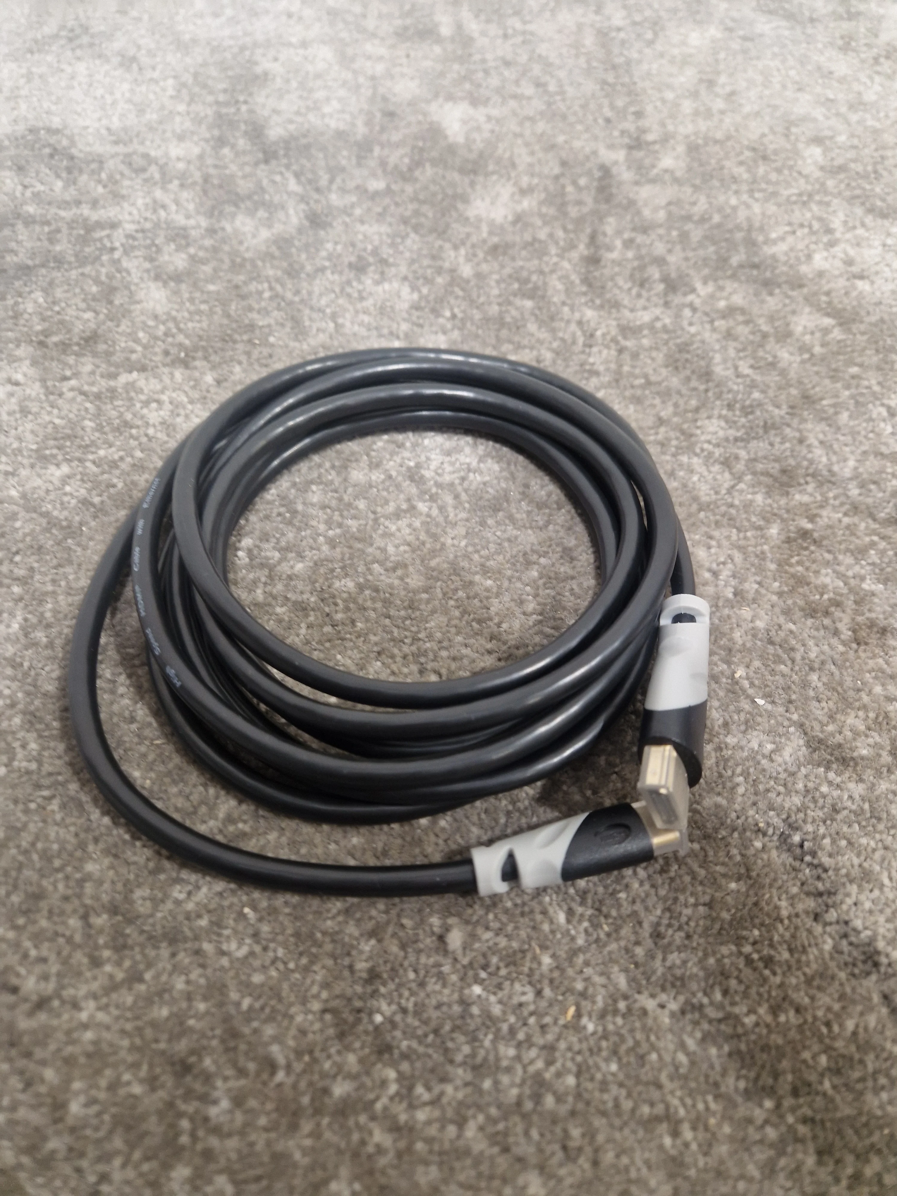 CSL - 8k / 4k HDMI Cable 2.1/2.0 3M - Grey/Black – HDMI Cable - Excellent - Image 4