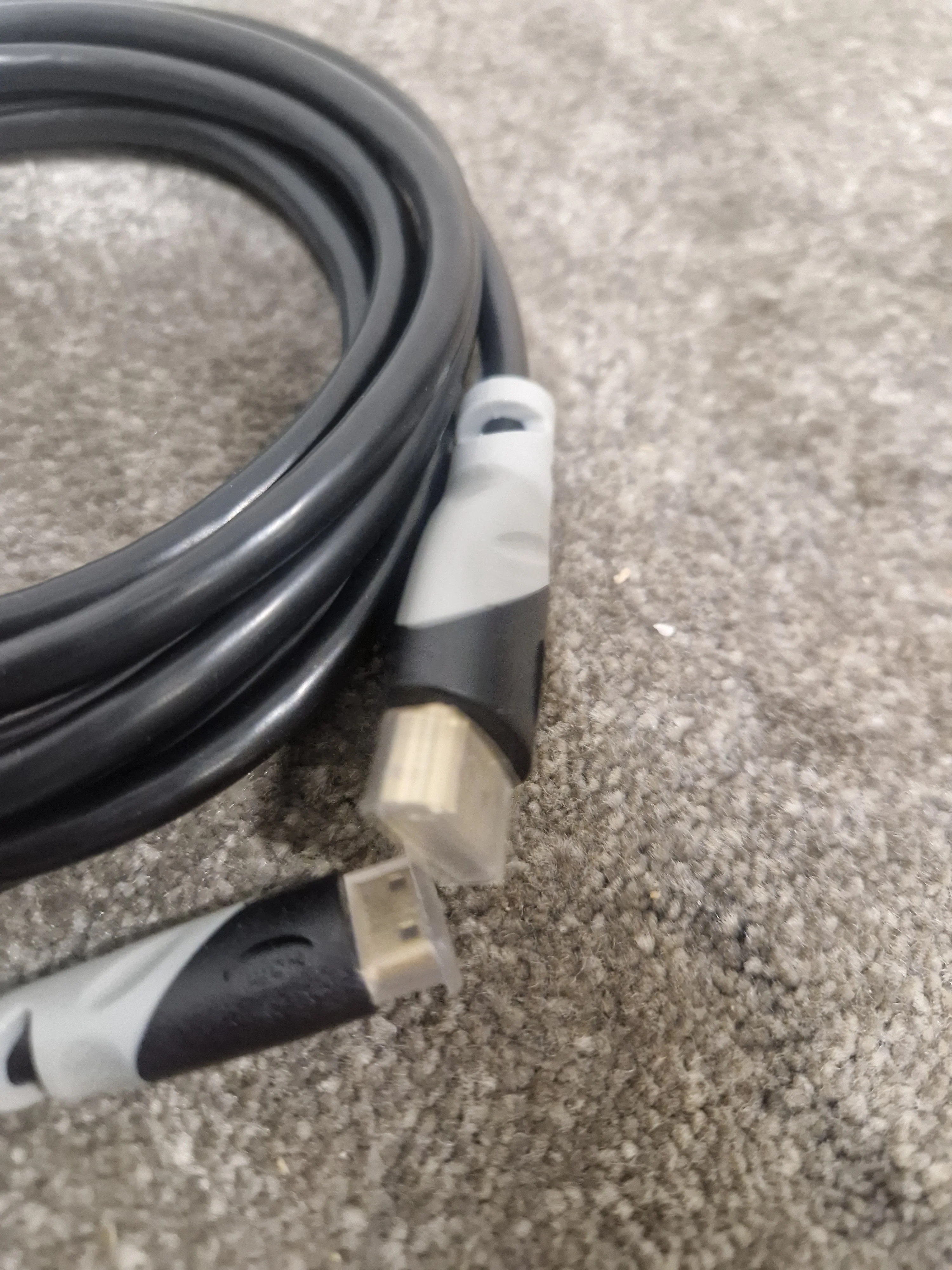 CSL - 8k / 4k HDMI Cable 2.1/2.0 3M - Grey/Black – HDMI Cable - Excellent - Image 5