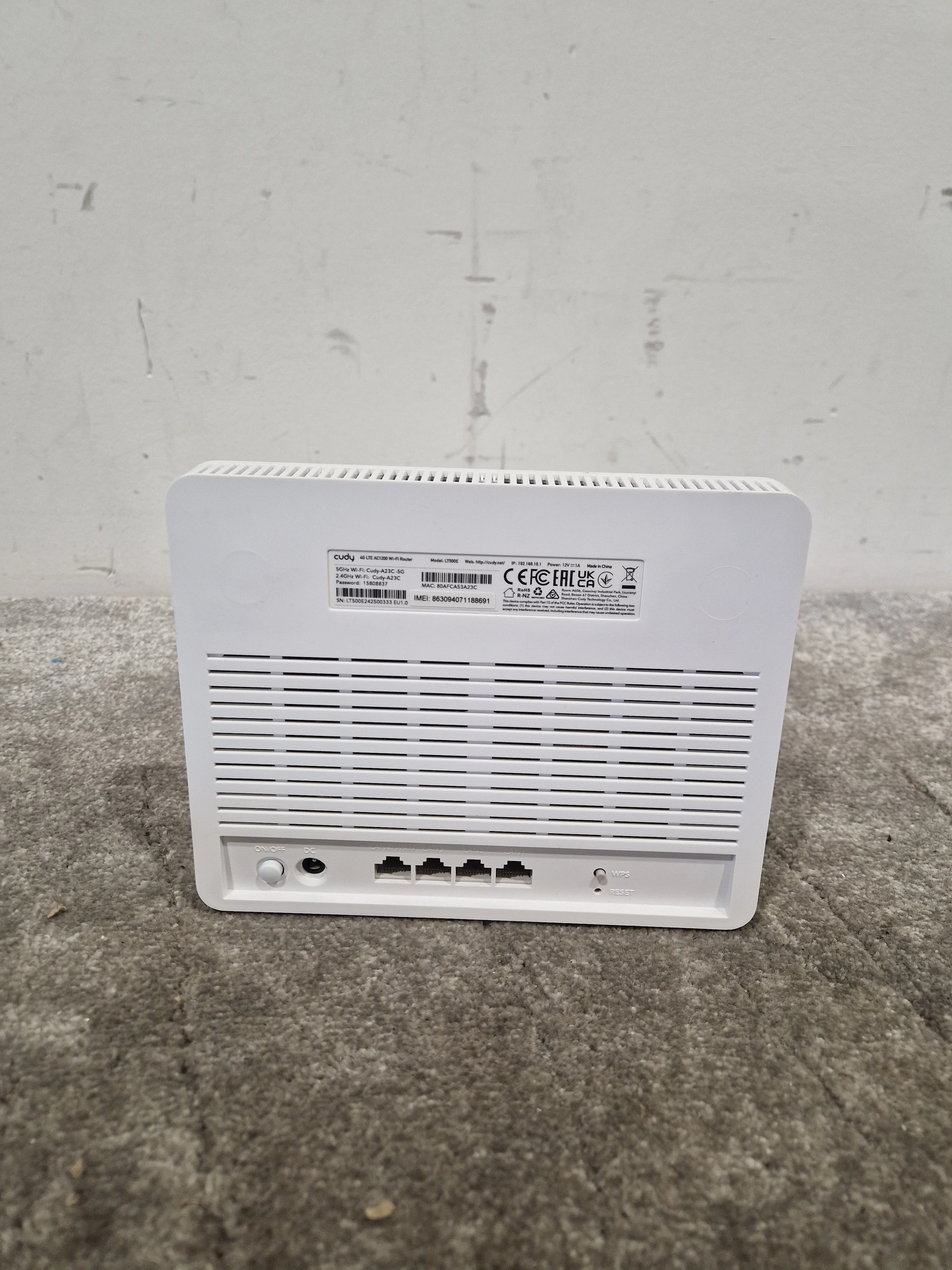 Cuddy LTE AC1200 LT500E Router - High-Speed Dual Band - Excellent w/ Original Box - Image 4