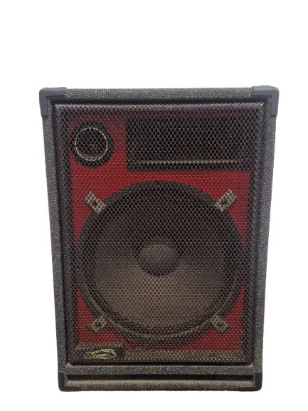 Custom Sound CS175 - PA Speakers - Pair - Black with Red Grille - Excellent