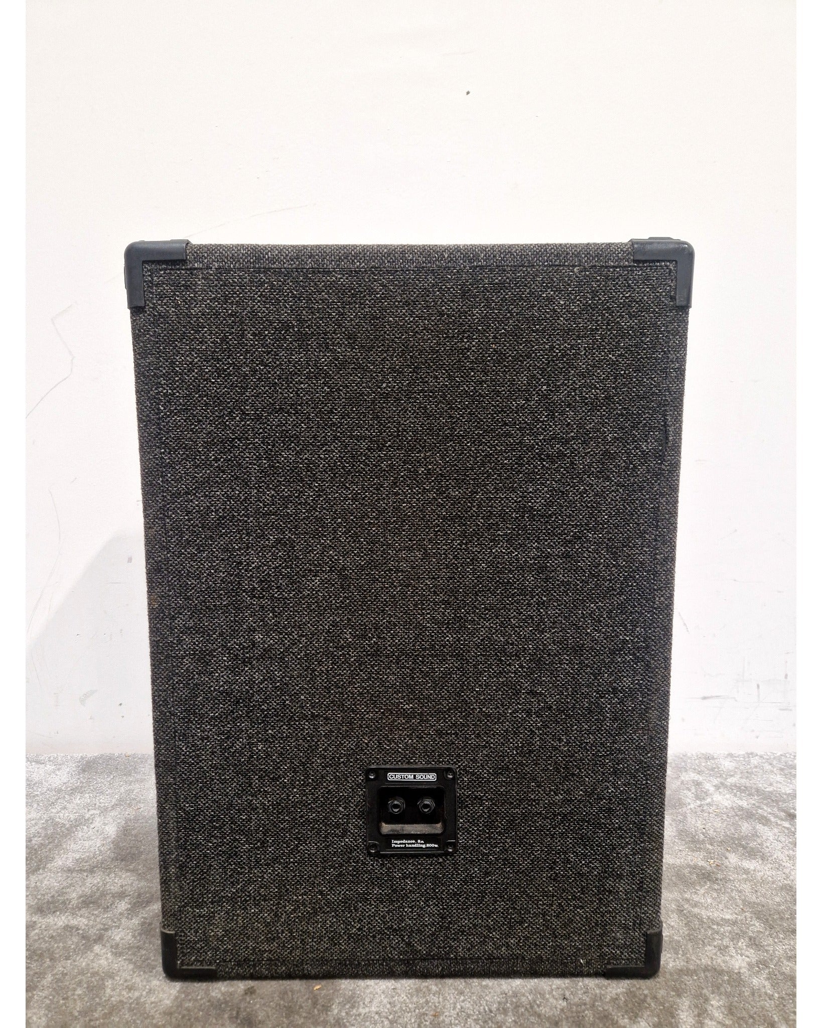 Custom Sound CS175 - PA Speakers - Pair - Black with Red Grille - Excellent - Image 5