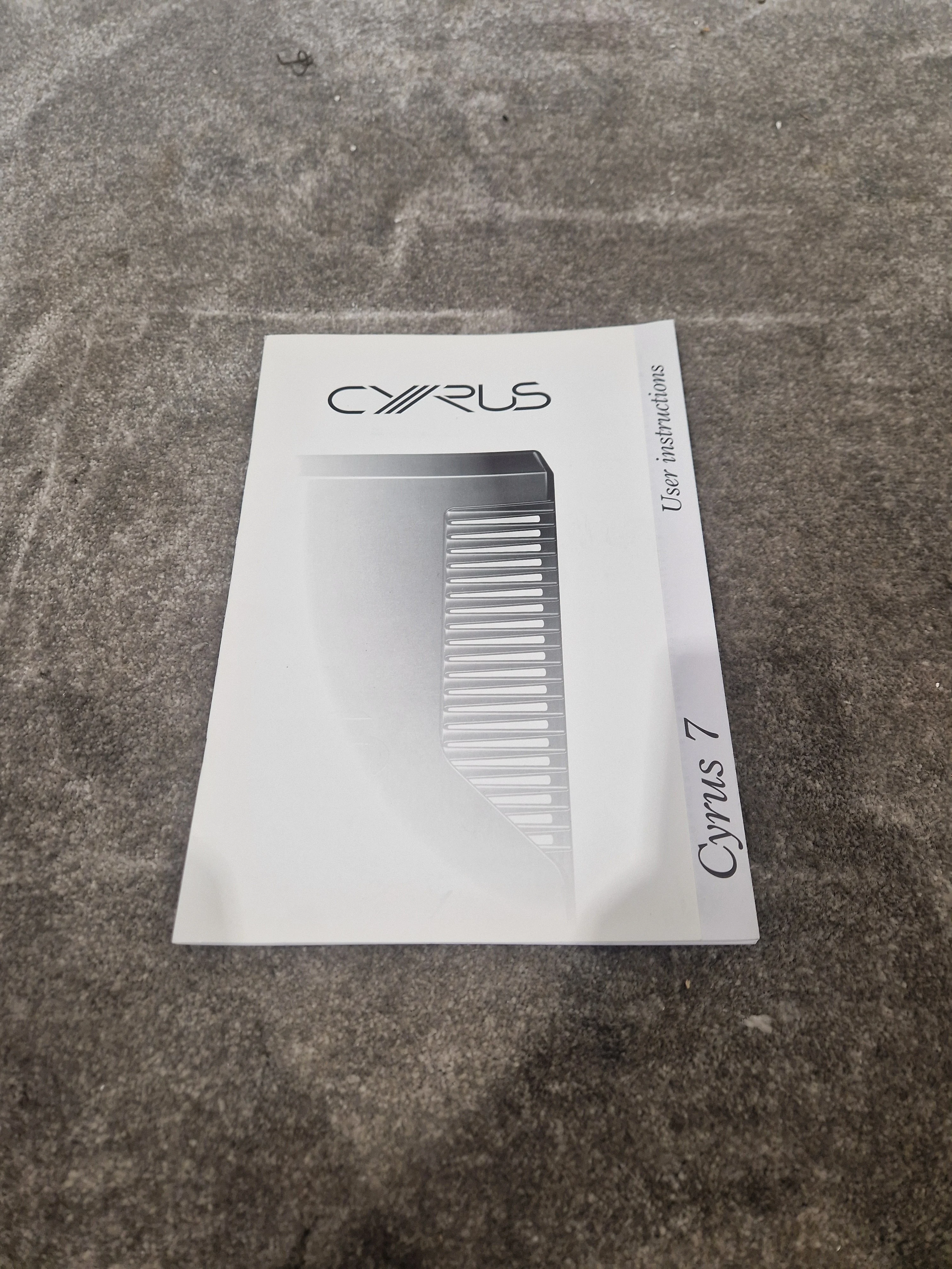 Cyrus 7 - High-Fidelity Amplifier - Excellent w/ Power Supply & Manuals - Image 11