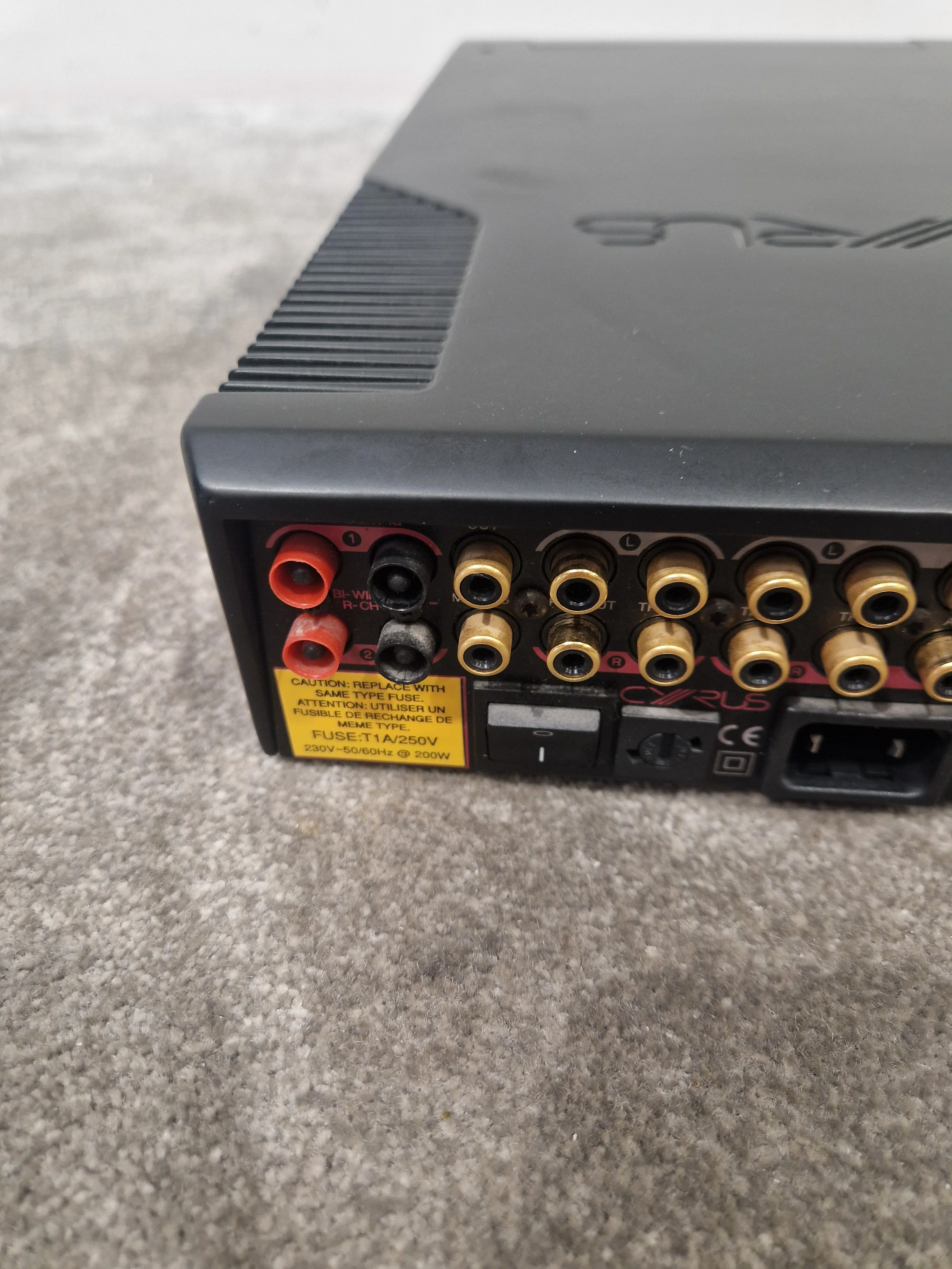 Cyrus 7 - High-Fidelity Amplifier - Excellent w/ Power Supply & Manuals - Image 9