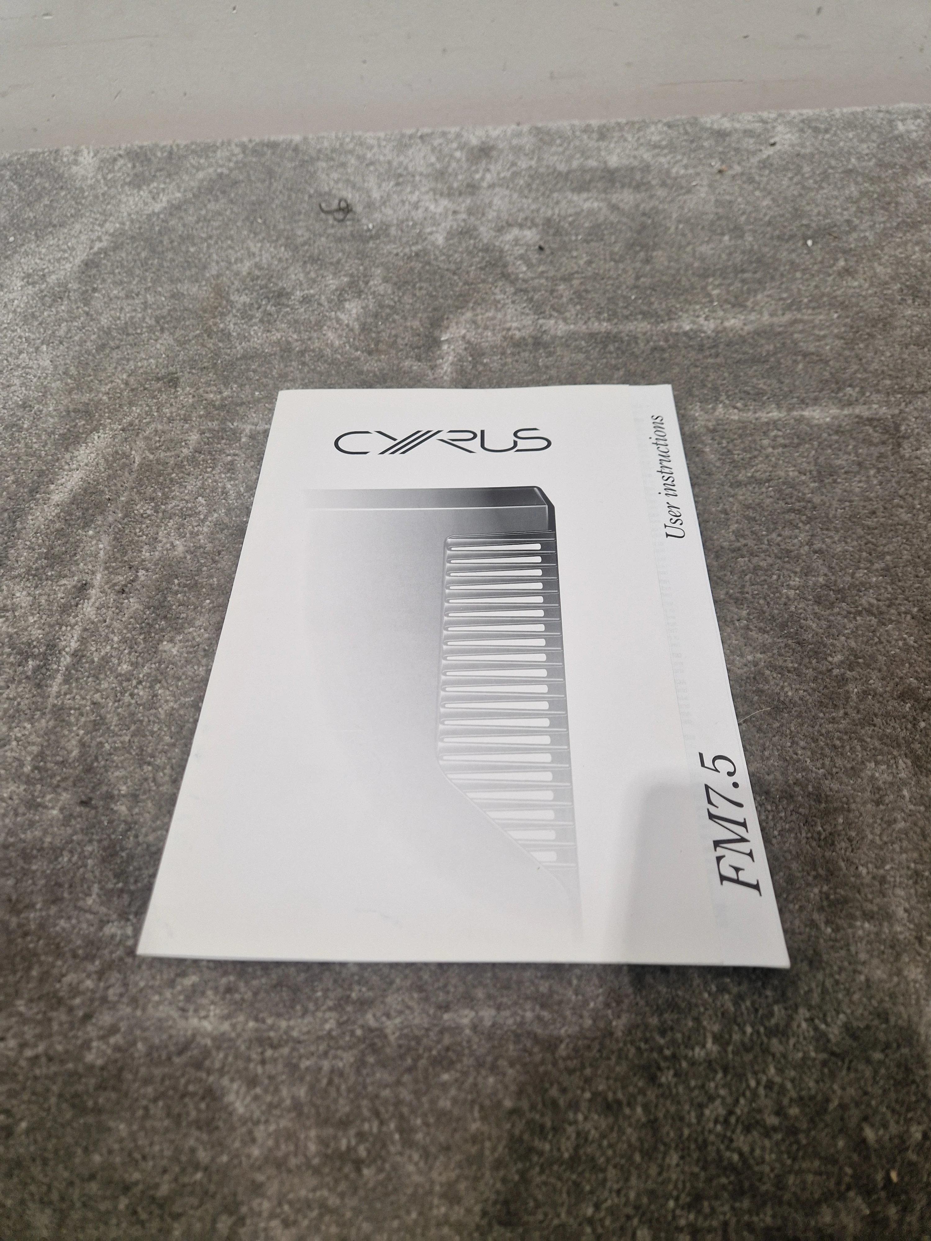 Cyrus FM 7.5 - High-Fidelity FM Tuner, Digital Display - Excellent w/ Power Supply & Manuals & Remote controller - Image 9