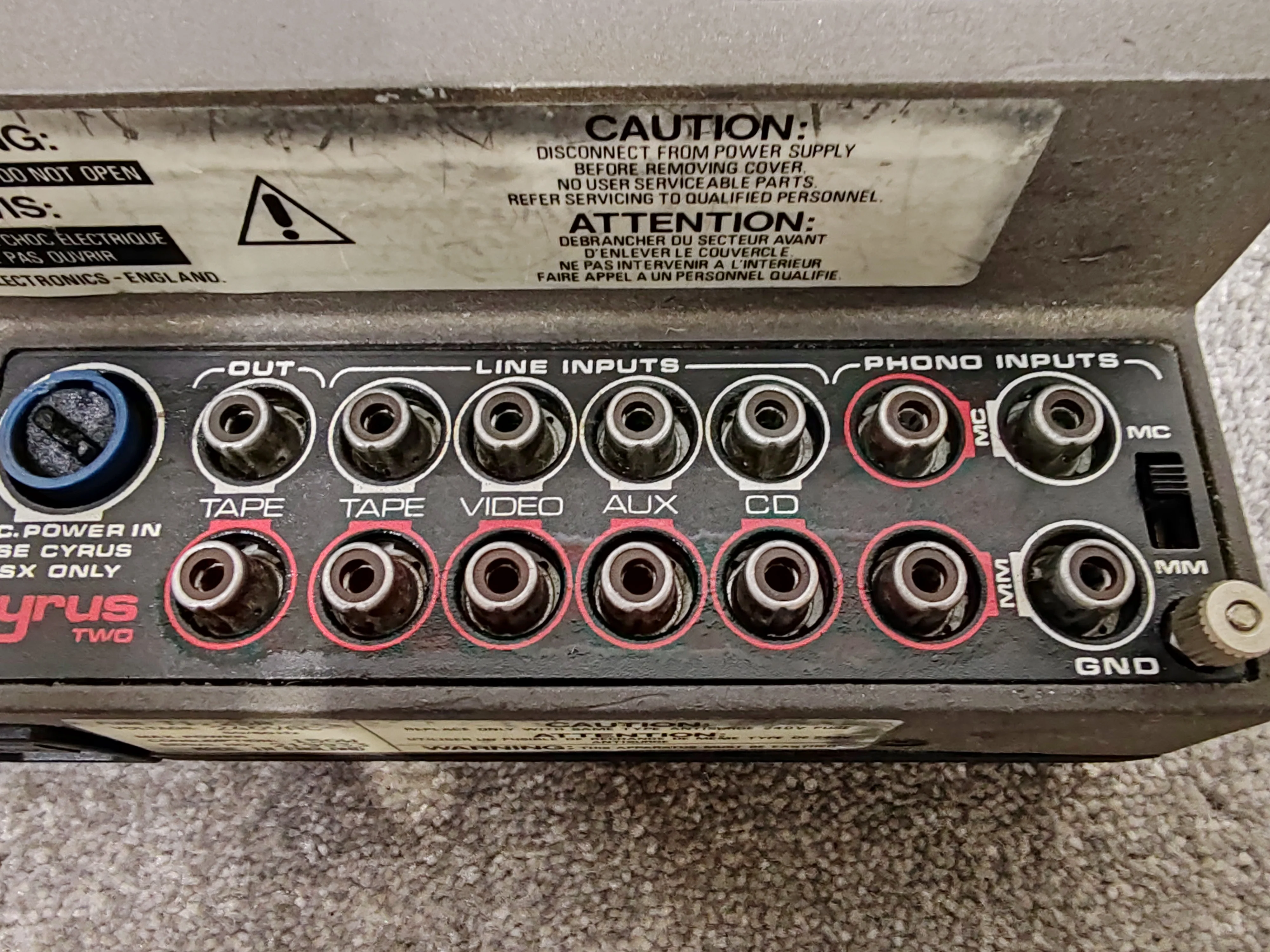 Cyrus Two - Vintage Hi-Fi Amplifier - Functional but Selling as Spares or Repair - Image 9
