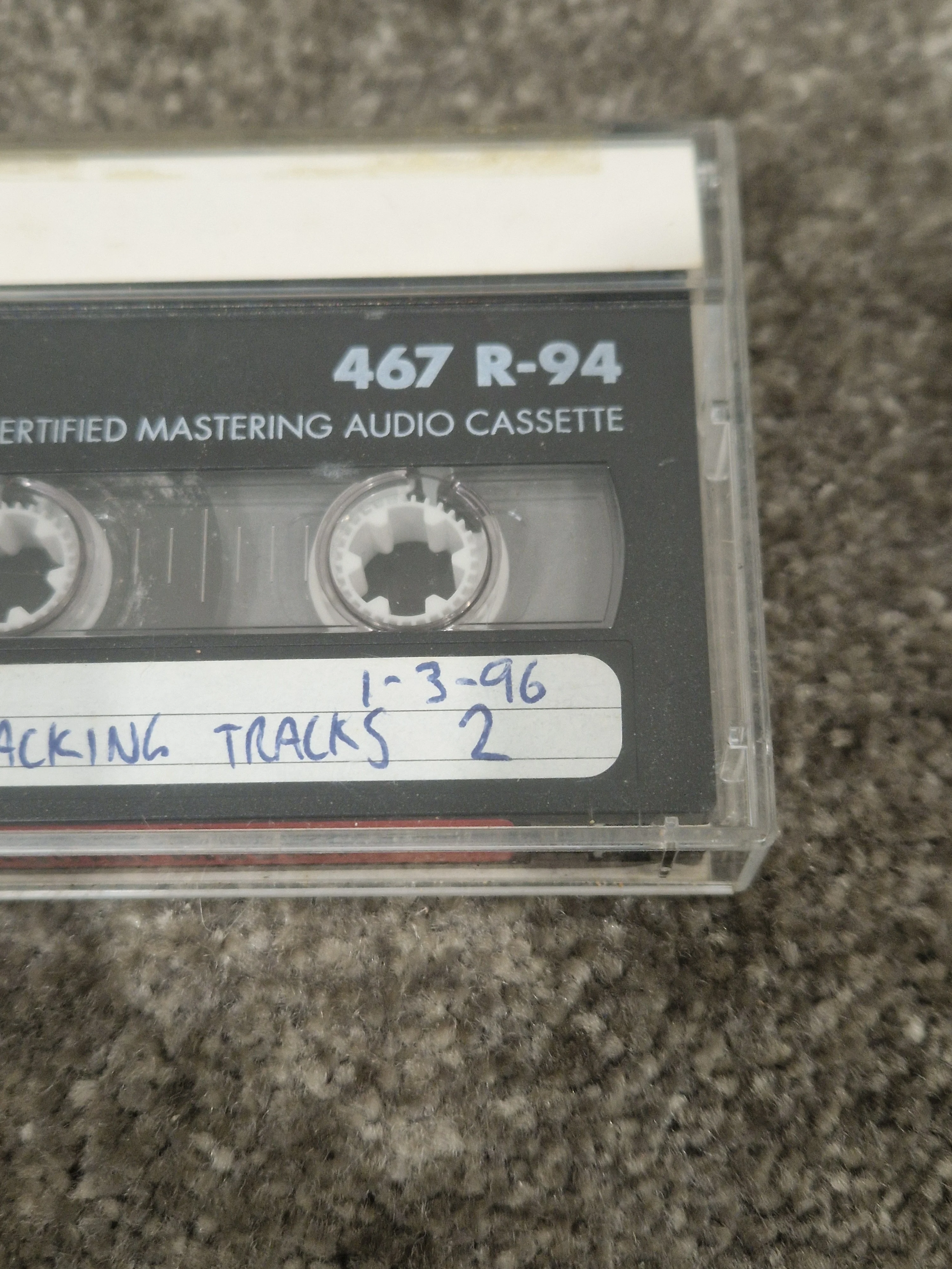 Soda – Britpop Band Collectible Backing Tracks DAT – Very Good w/ Handwritten Label - Image 2