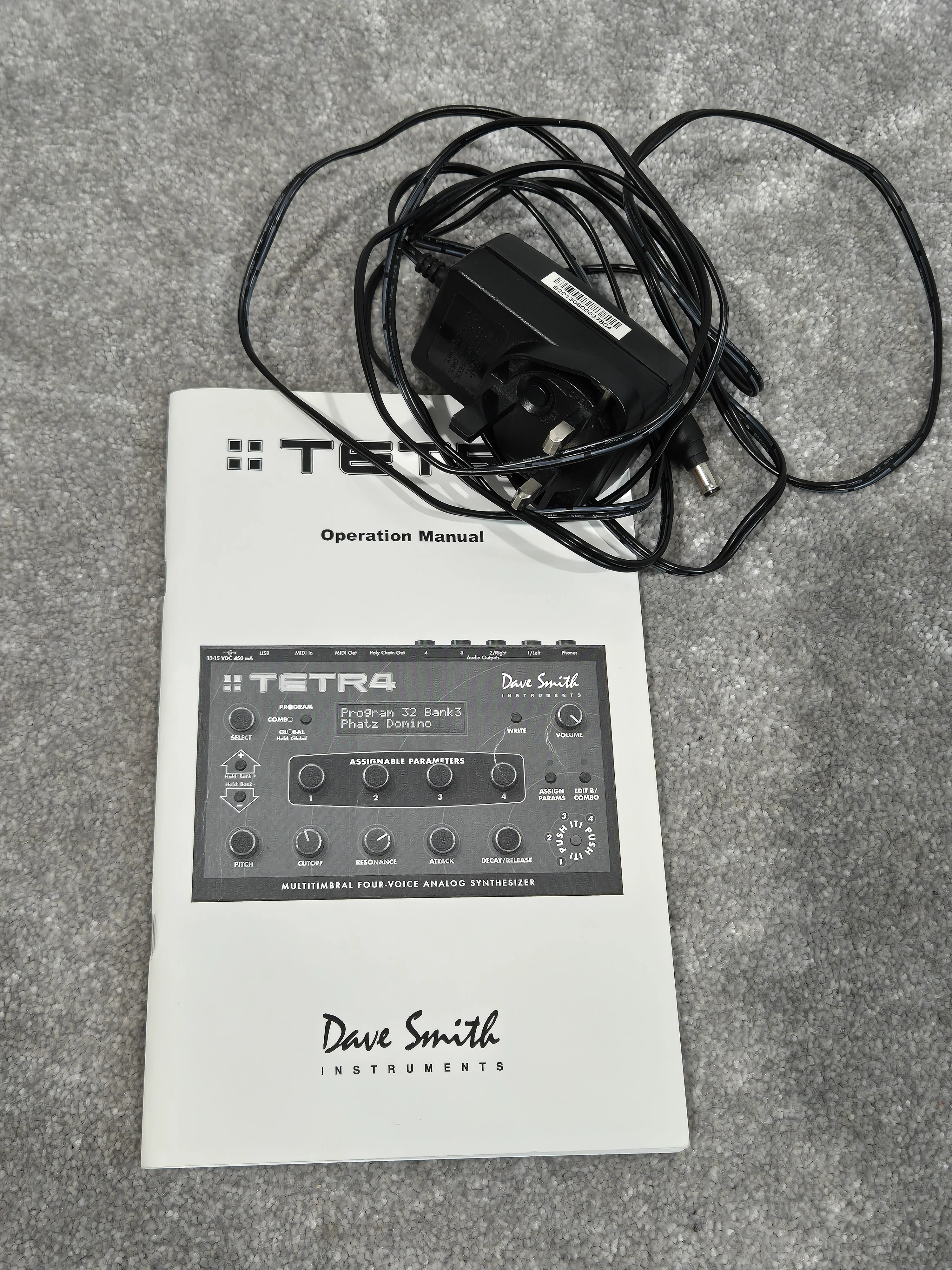 Dave Smith Tetra Synth - Analog Poly Synthesizer w/ Original Power Supply - Image 11