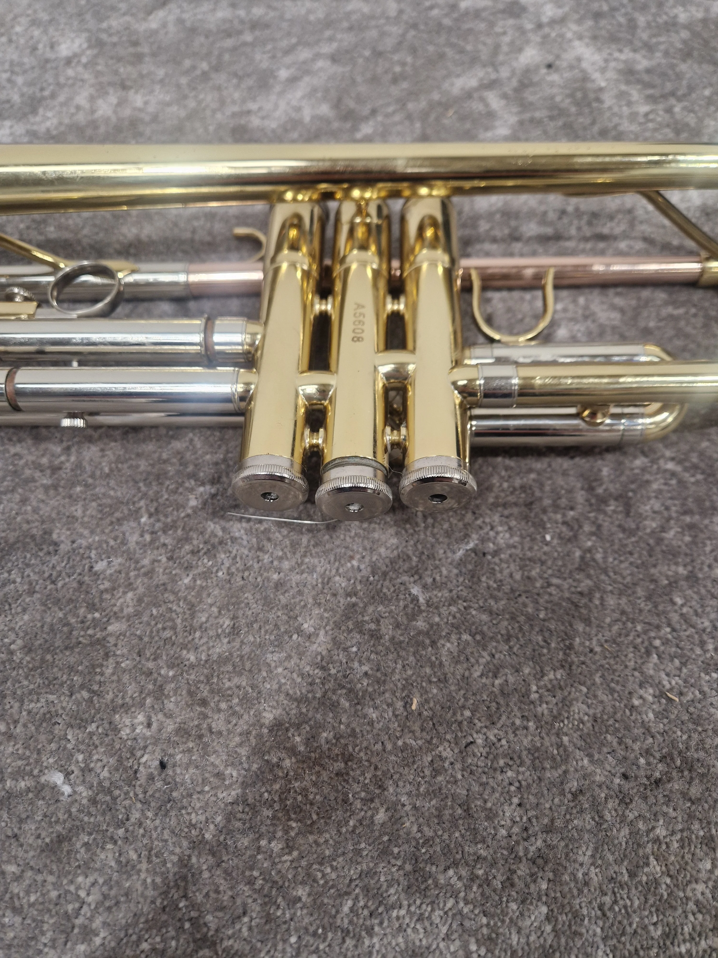 Dawsons Trumpet - Keys Broken, Spares or Repair w/ Soft Case & Brush - Image 6