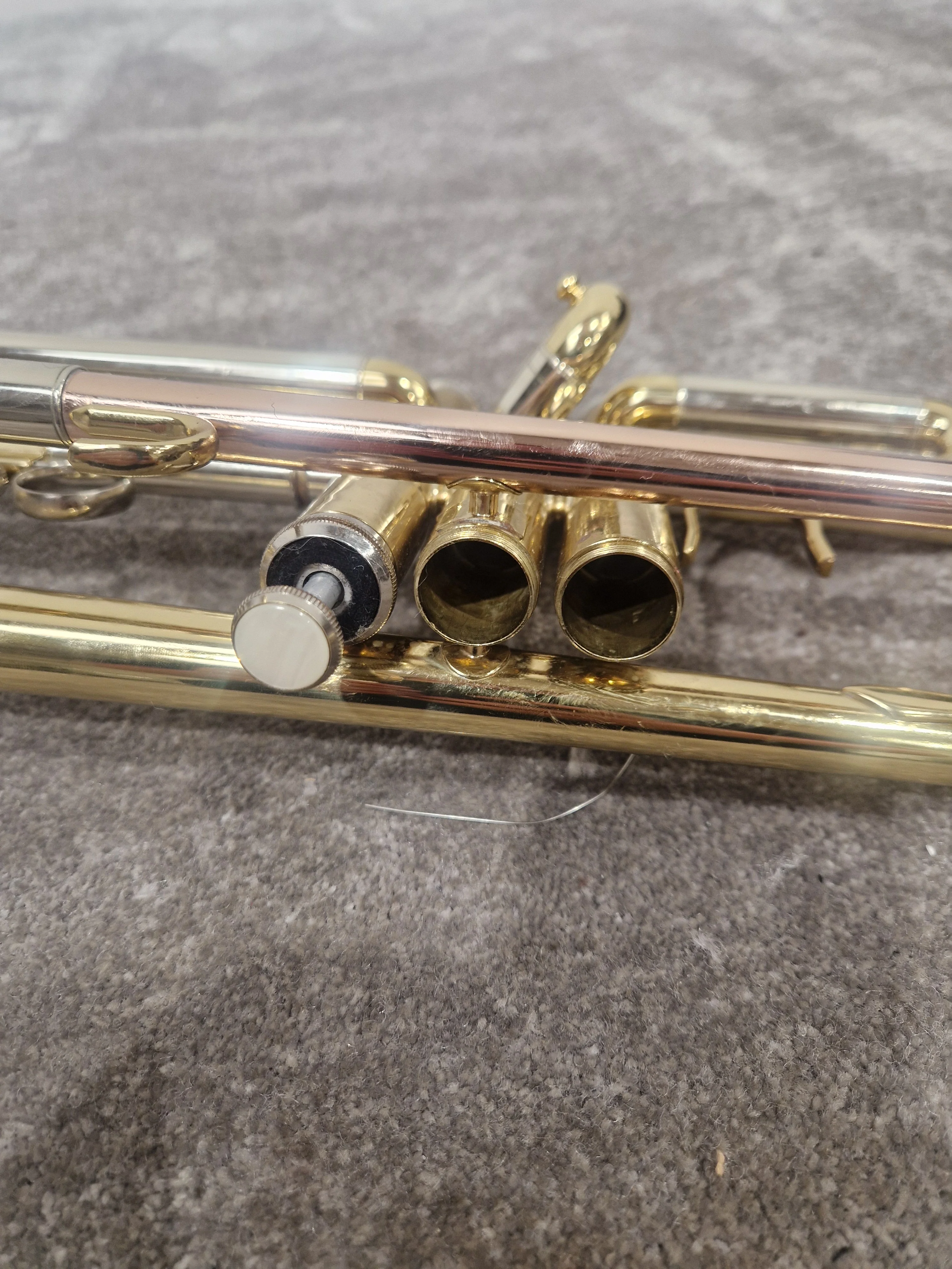 Dawsons Trumpet - Keys Broken, Spares or Repair w/ Soft Case & Brush - Image 7