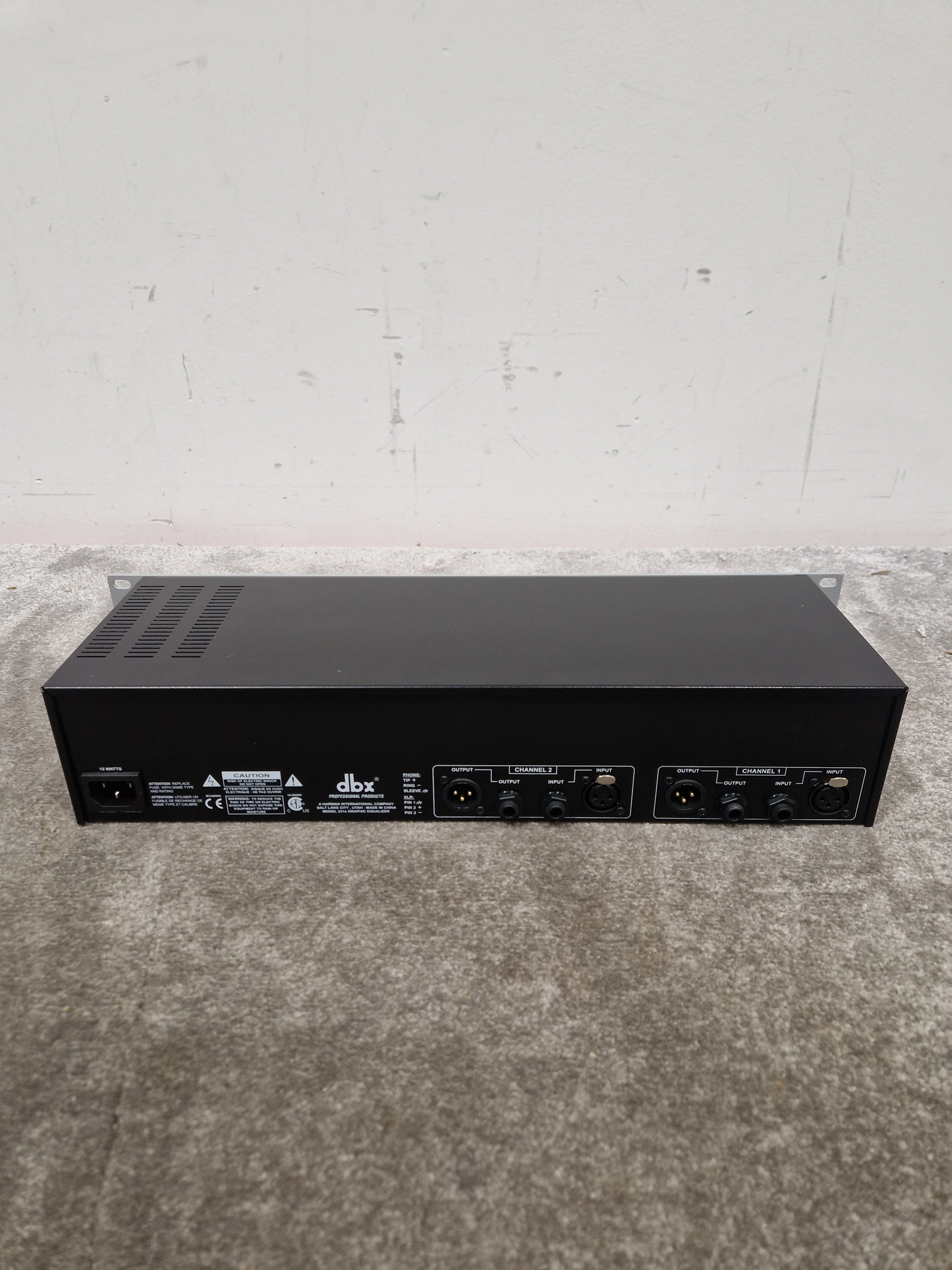 dbx 231S - Dual Channel Graphic Equalizer - Silver - Excellent w/ Original Box & Manuals - Image 12