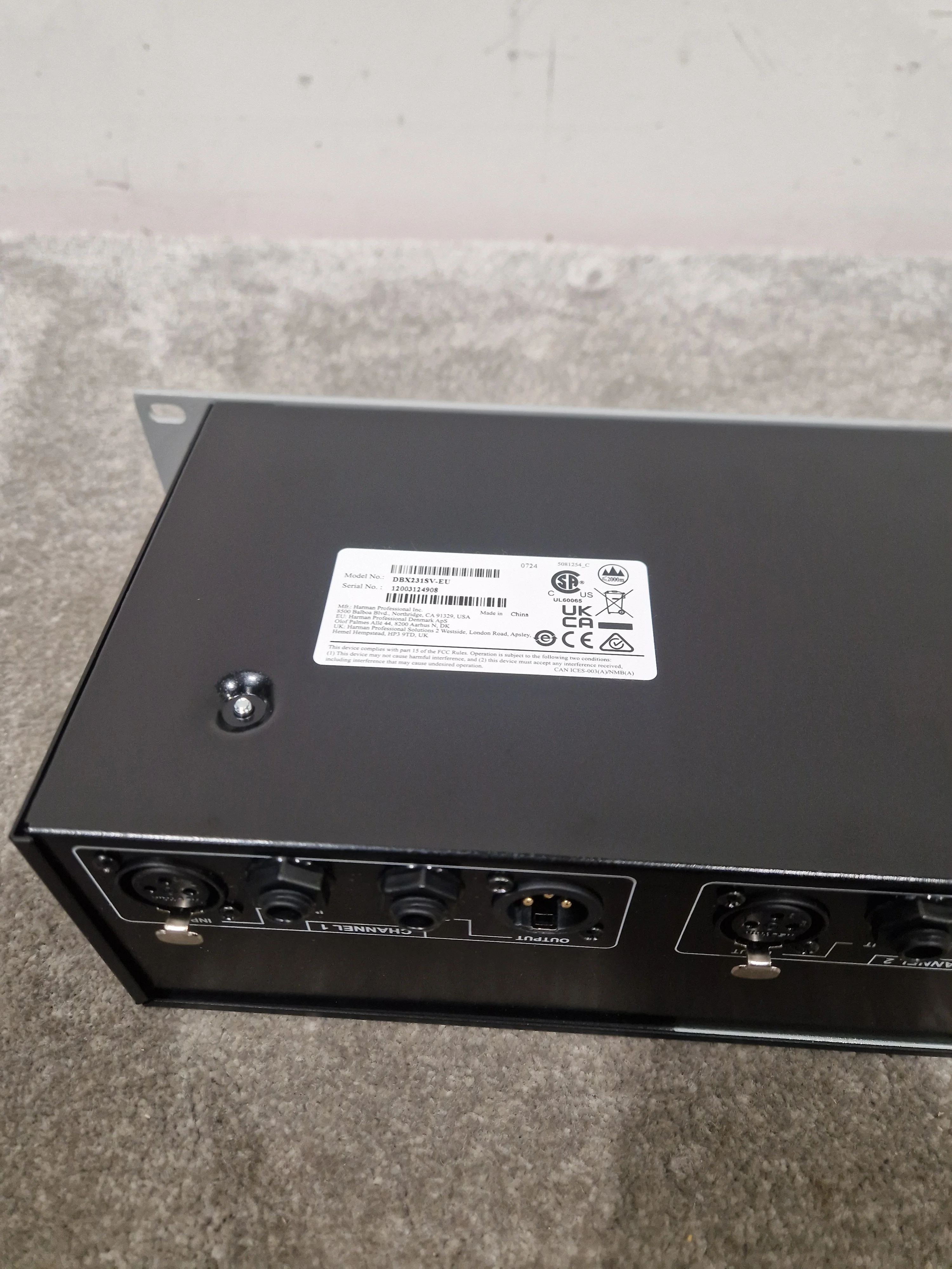 dbx 231S - Dual Channel Graphic Equalizer - Silver - Excellent w/ Original Box & Manuals - Image 17