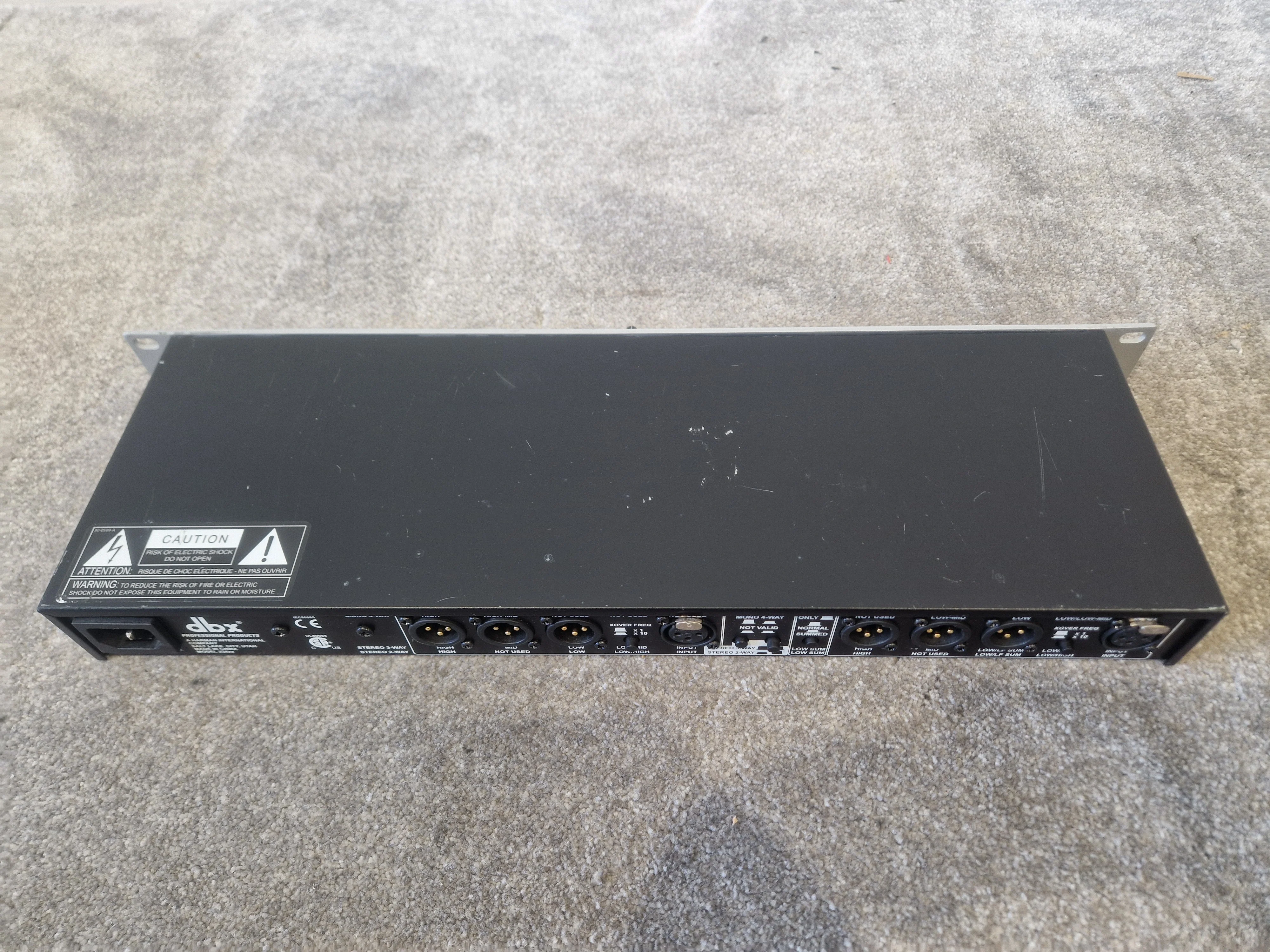 DBX 234xs XSV-EU Crossover – 2/3/4-Way, XLR I/O – Good - Image 10