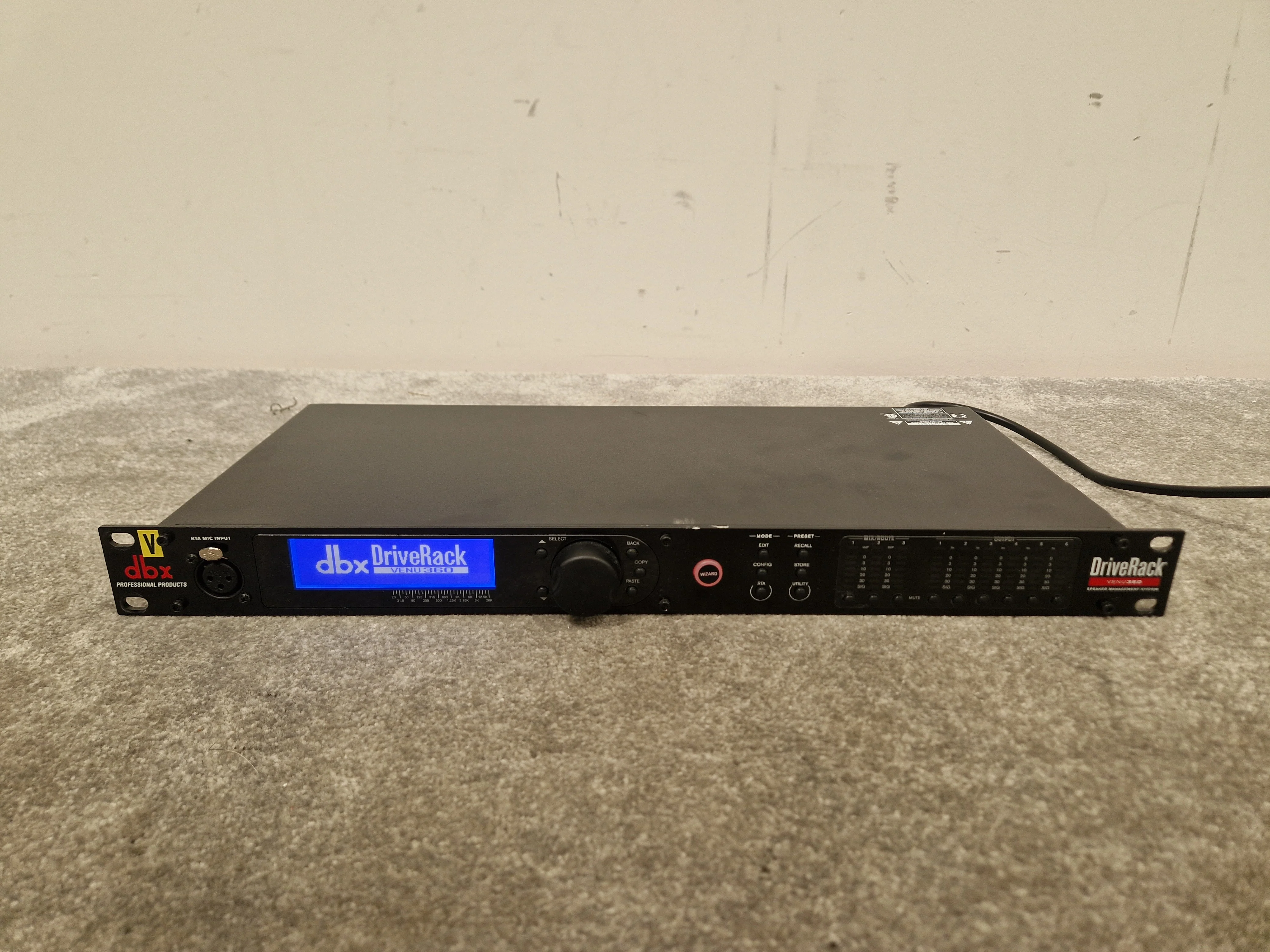 DBX Drive Rack Venu 360 Audio Processor - Advanced DSP, Multiple I/O - Very Good w/ Original Box & Power Supply - Image 14