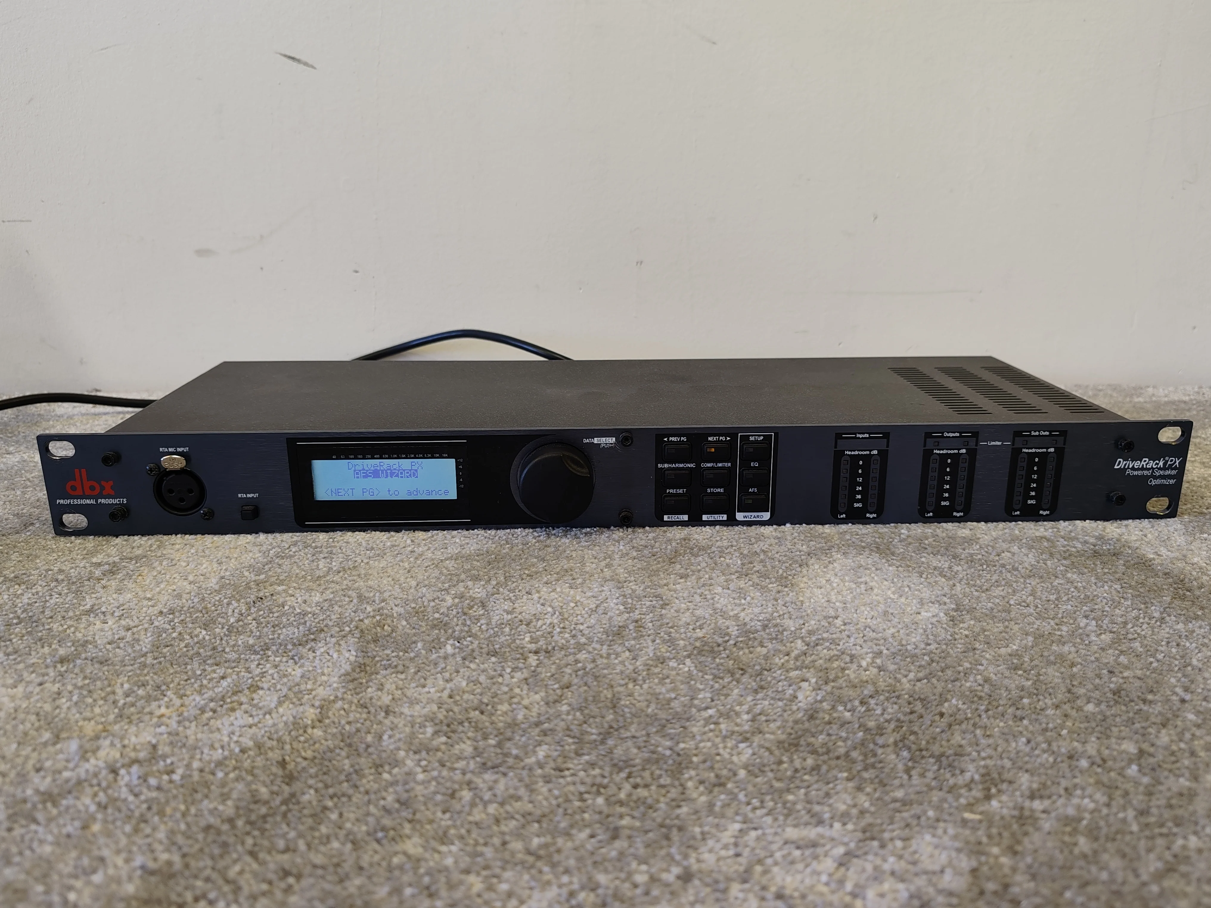 DBX DriveRack PX Powered Speaker Optimizer – COSM Auto-EQ, Feedback Suppression – Excellent - Image 3