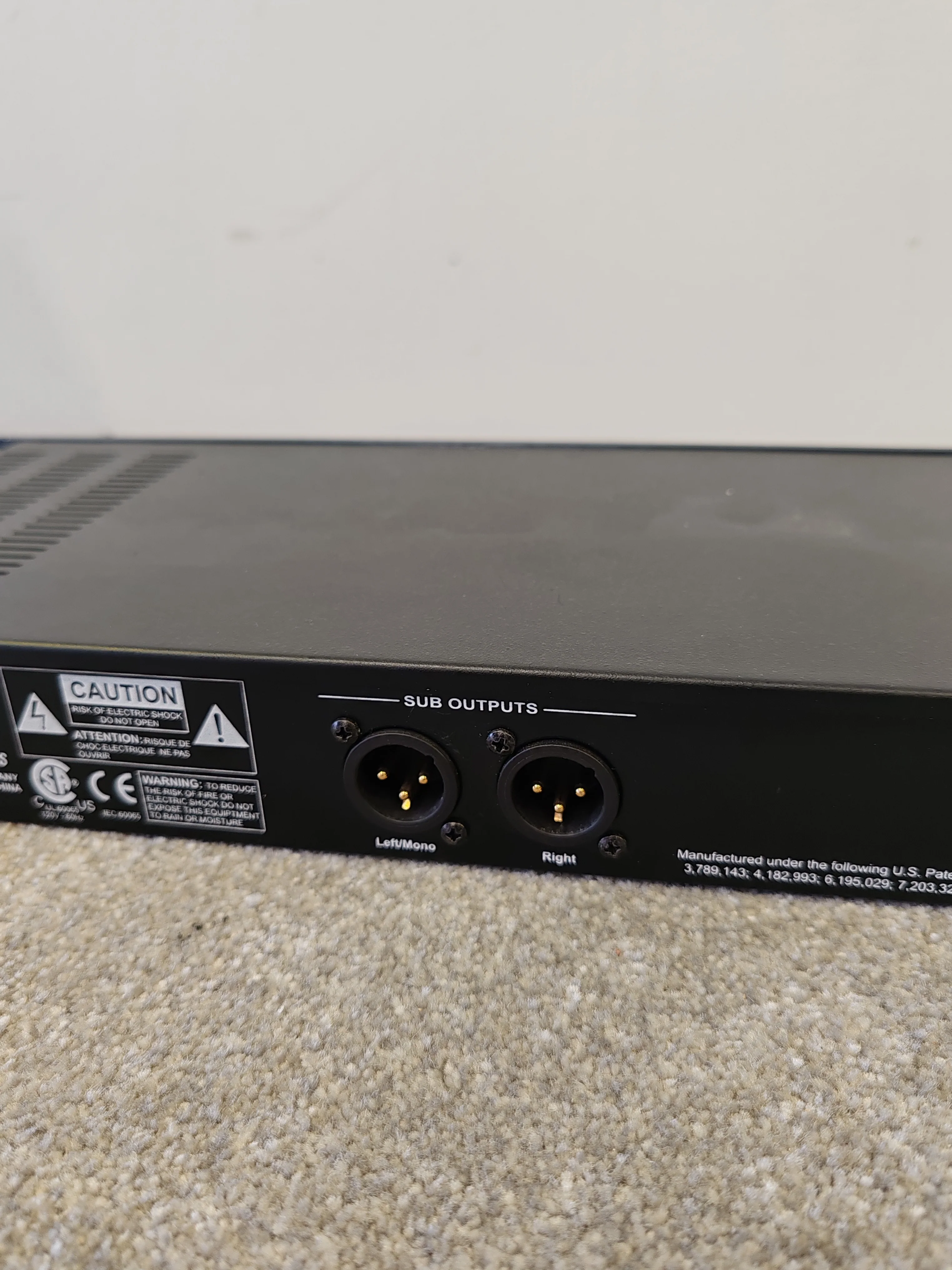 DBX DriveRack PX Powered Speaker Optimizer – COSM Auto-EQ, Feedback Suppression – Excellent - Image 8