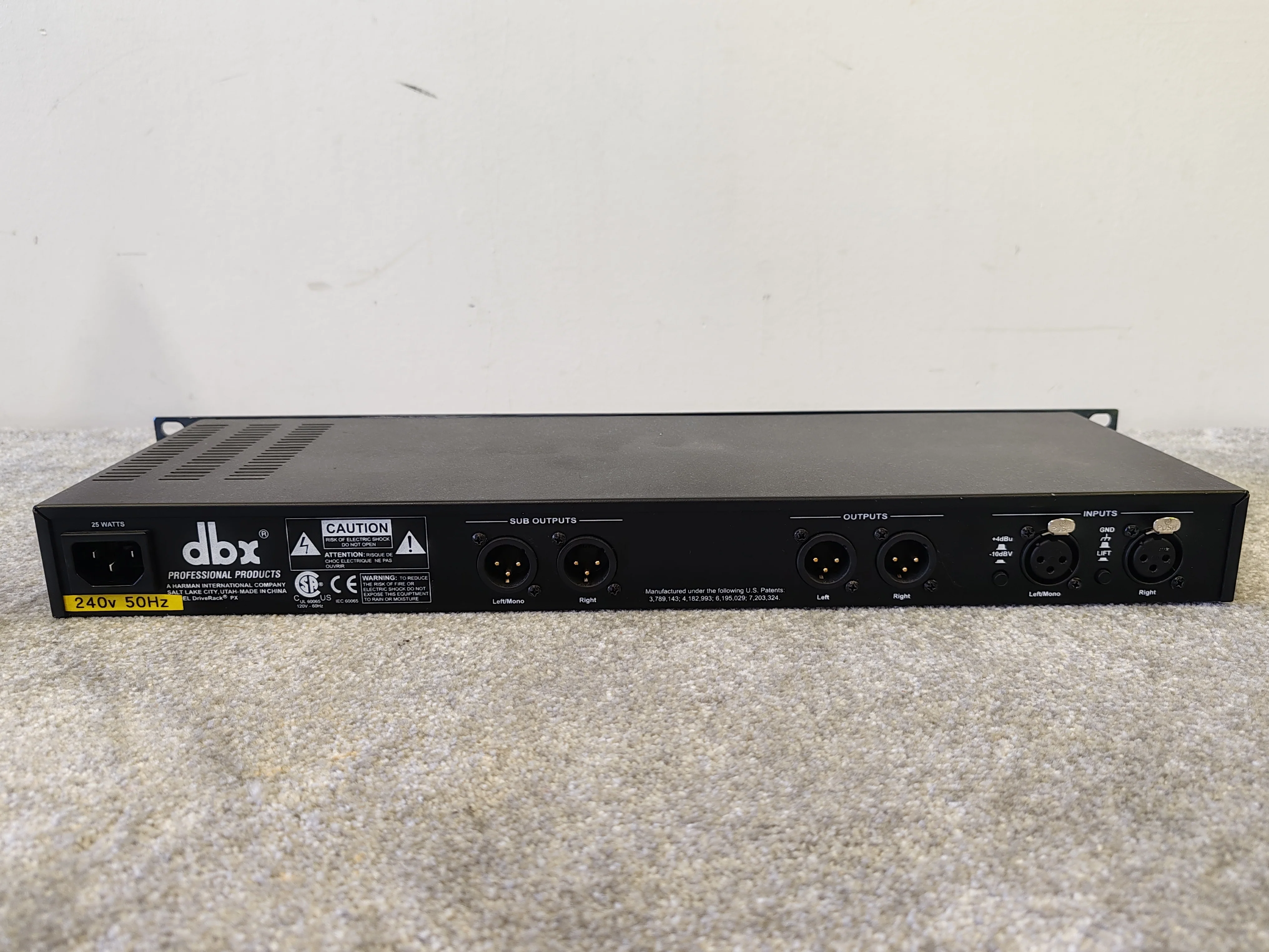 DBX DriveRack PX Powered Speaker Optimizer – COSM Auto-EQ, Feedback Suppression – Excellent - Image 9
