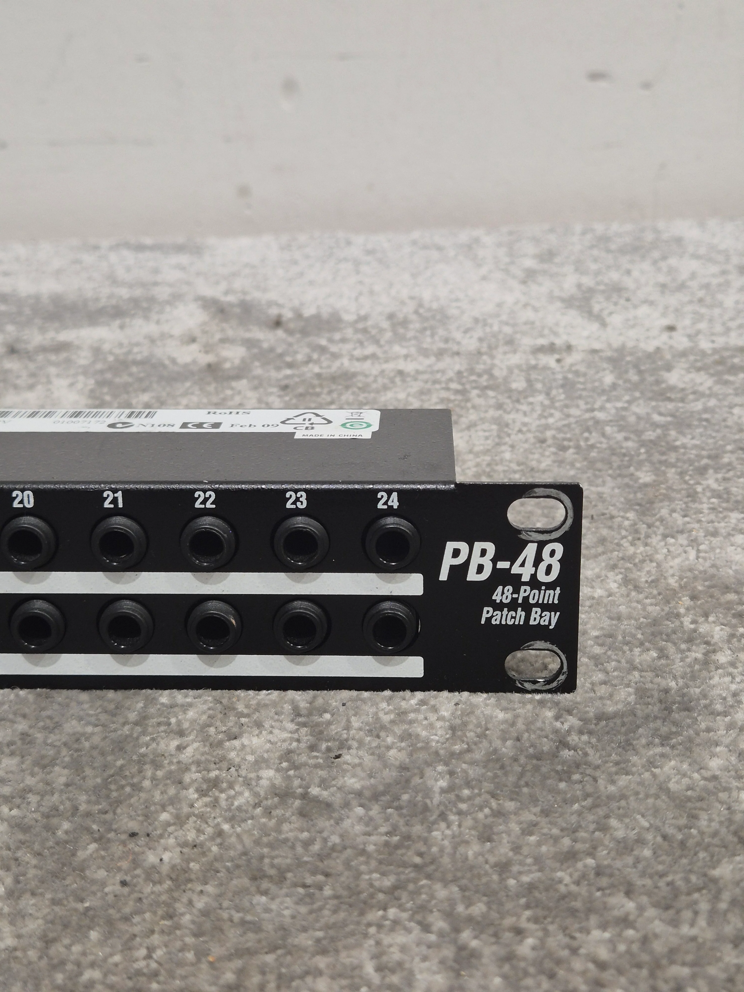 DBX PB-48 – 48-Point Rackmount Patch Bay – Good - Image 2