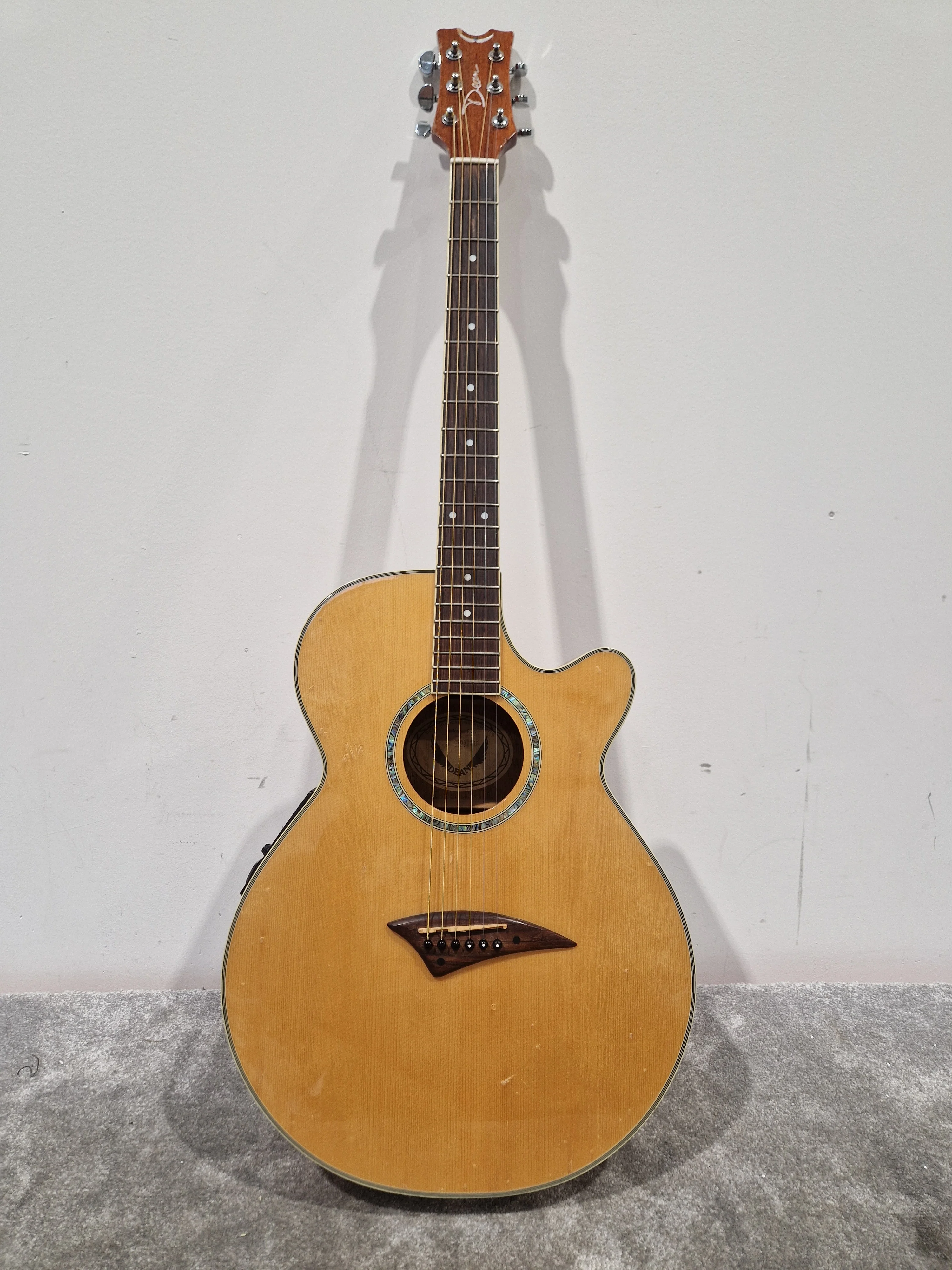 Dean Performer E GN Electro-Acoustic Guitar - Solid Body, Maple Neck - Spares or Repair - Image 2