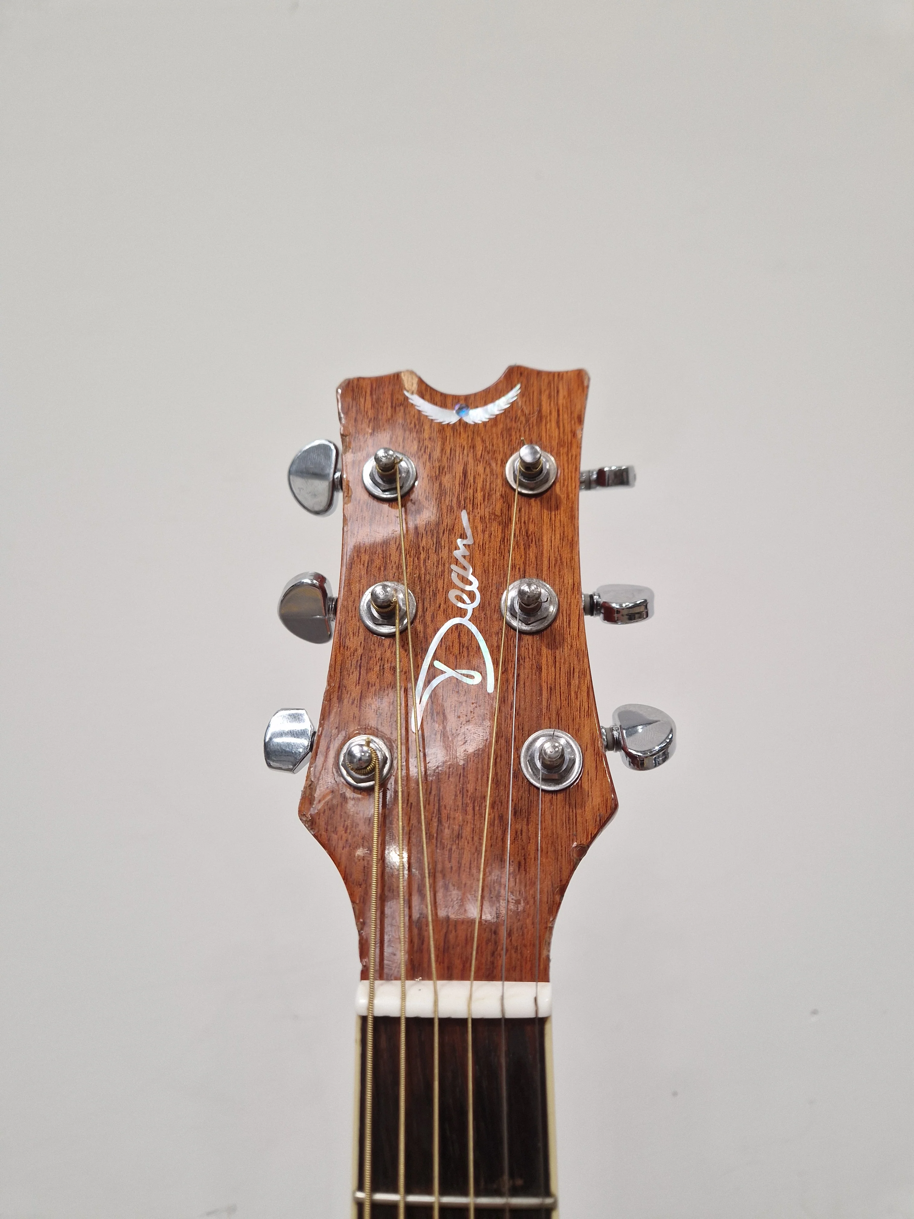 Dean Performer E GN Electro-Acoustic Guitar - Solid Body, Maple Neck - Spares or Repair - Image 6