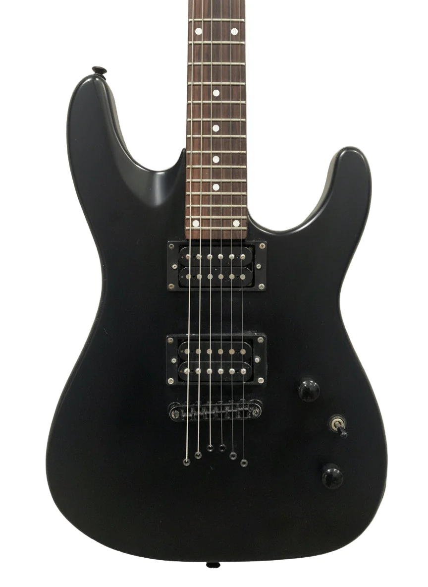 Dean Vendetta Black - Solid Body Electric Guitar - Very Good w/ New Strings