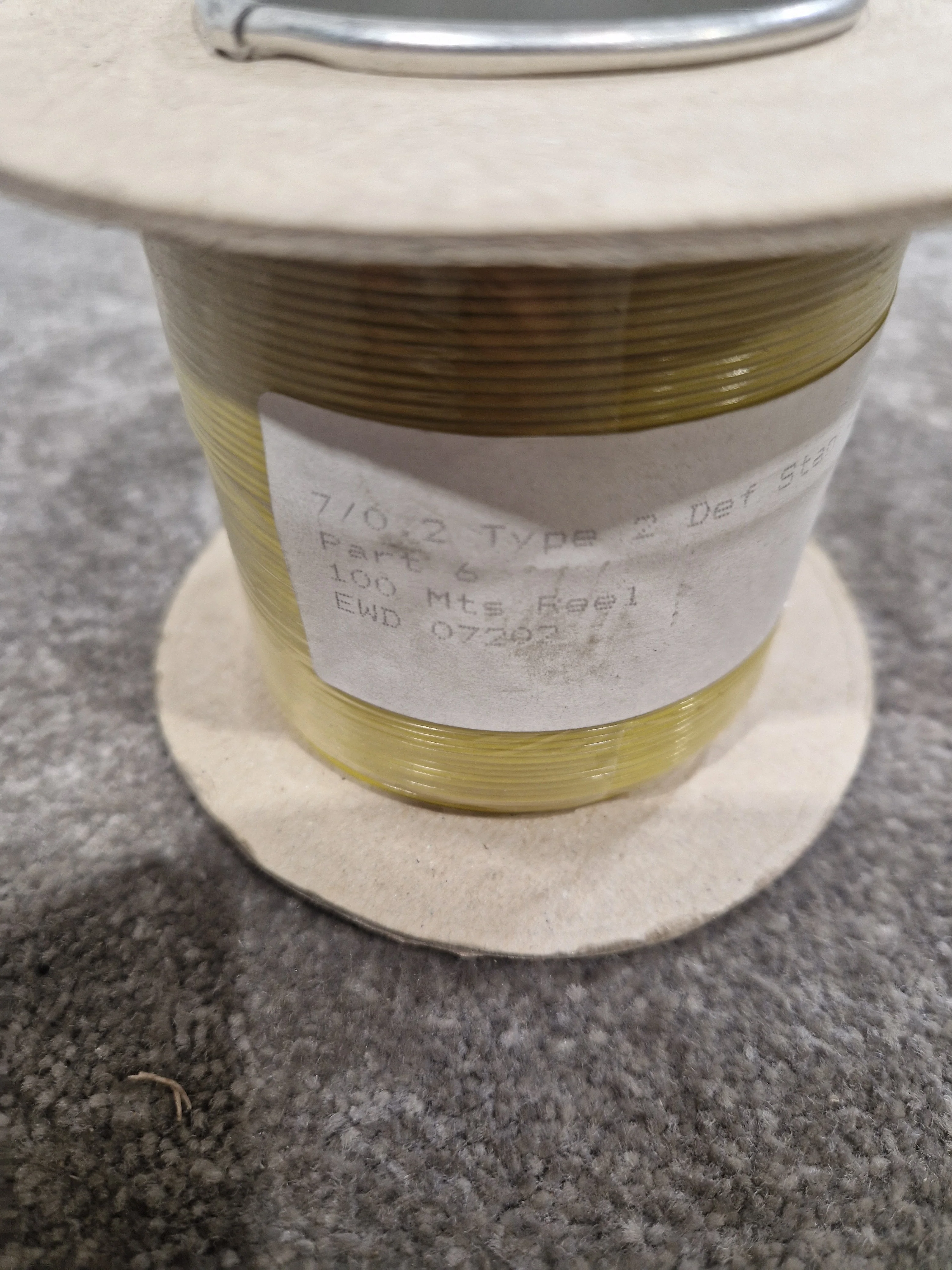 Def Spec 7/0.2mm Equipment Wire Type 2 Yellow 100 Metres - High-Grade Insulation - Excellent - Image 6