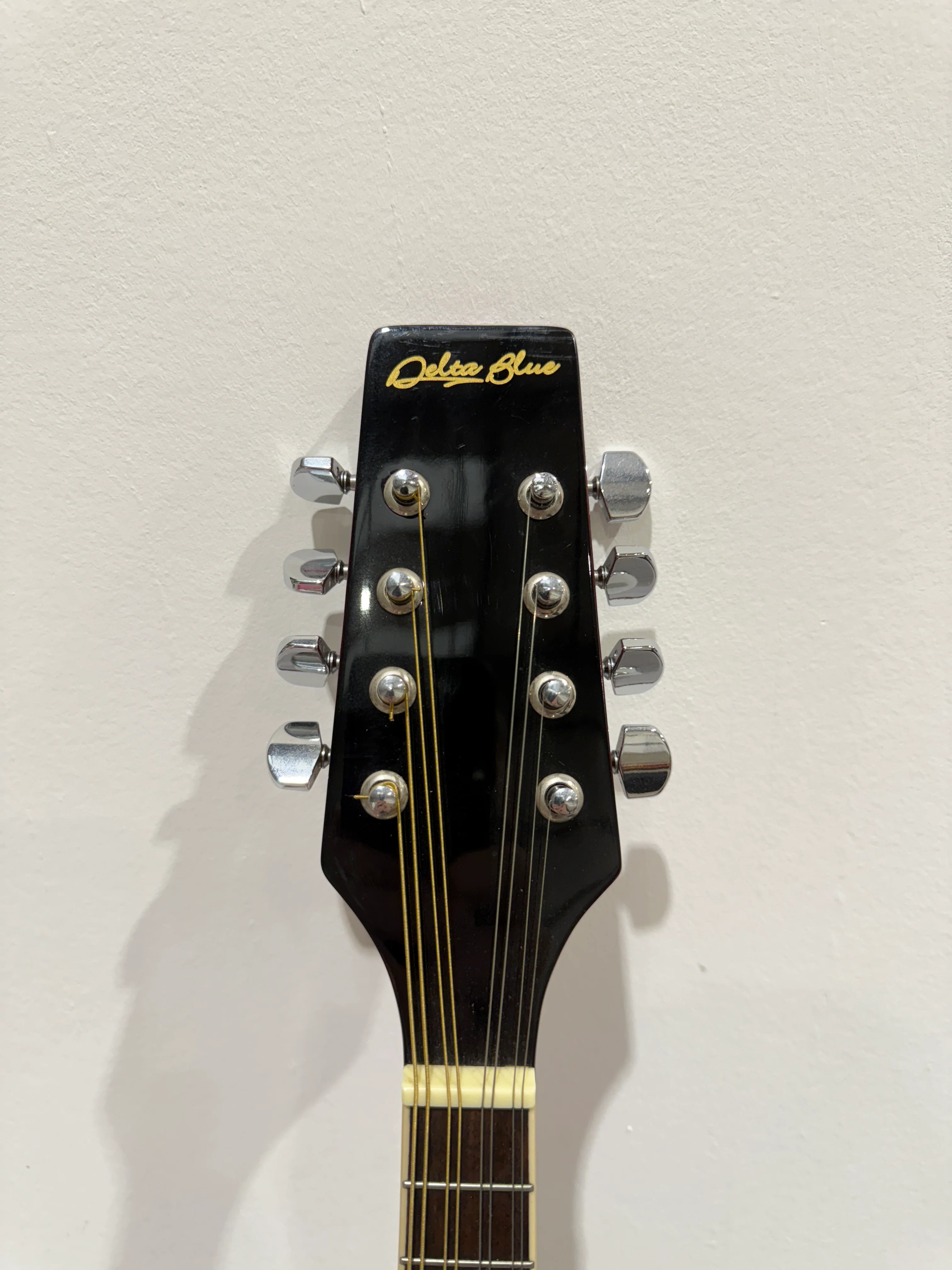 Delta Blue 8 String Mandolin (Red)- with Soft bag, new strings and mandolin chord book - Image 11