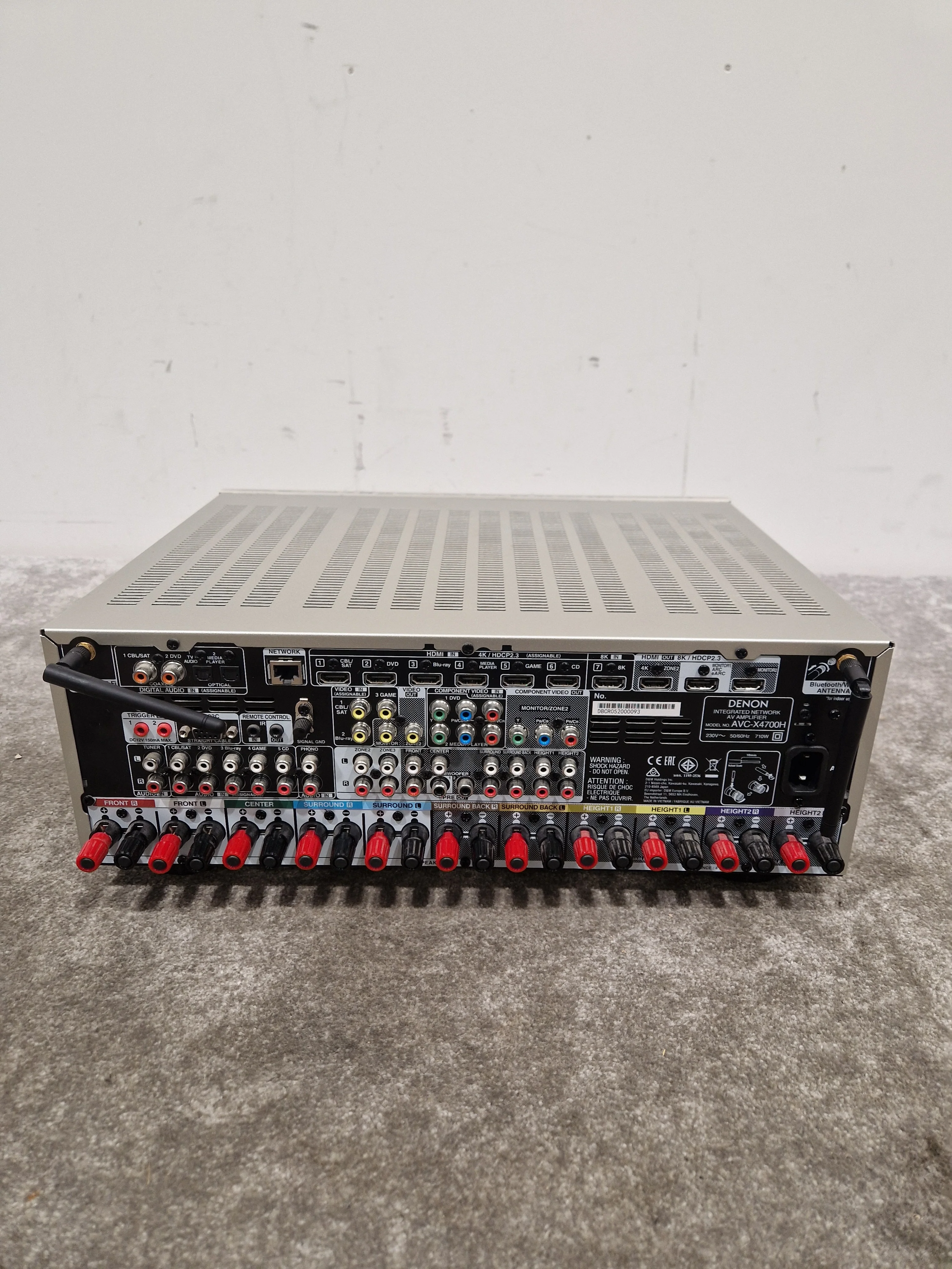 Denon Avc-X4700h Amplifier - 8K Home Theater - Good w/ Power Cable - Image 12