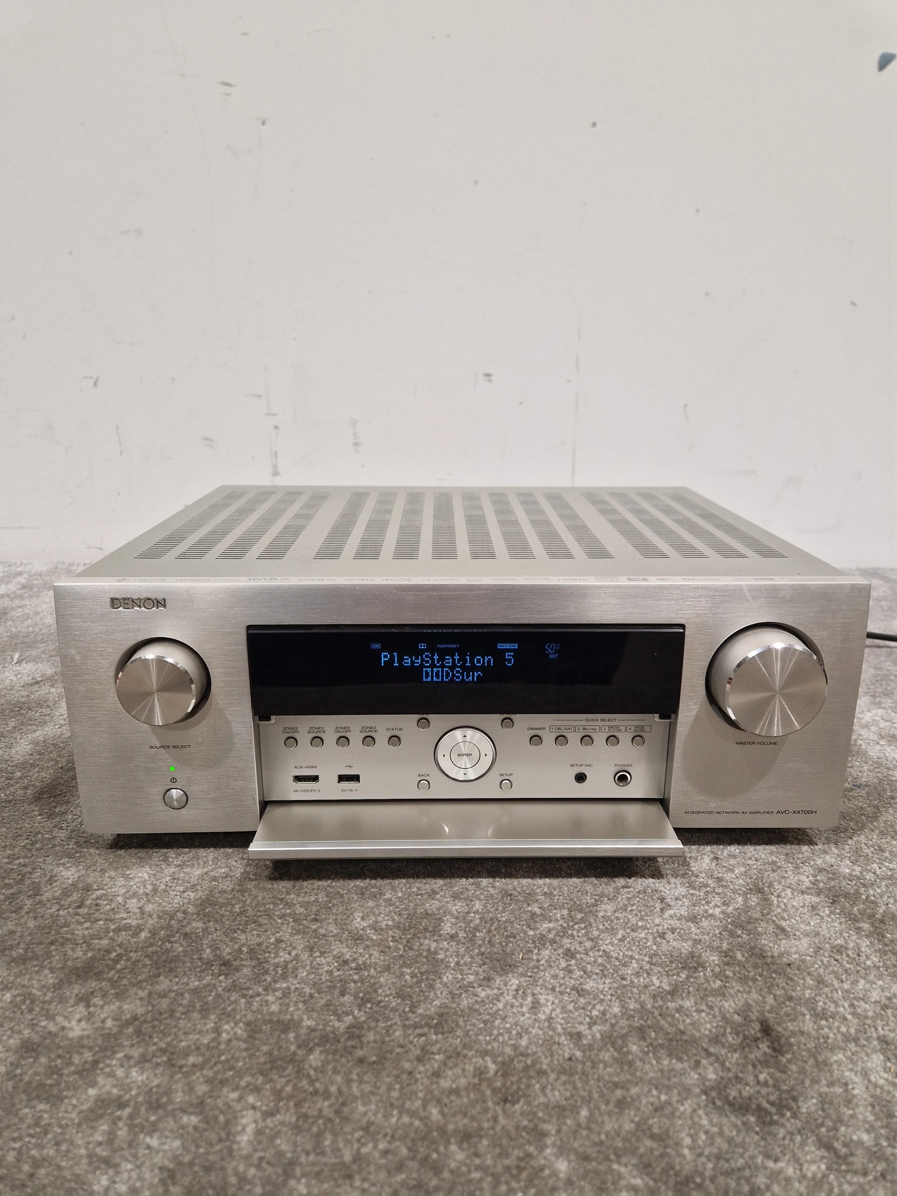 Denon Avc-X4700h Amplifier - 8K Home Theater - Good w/ Power Cable - Image 9