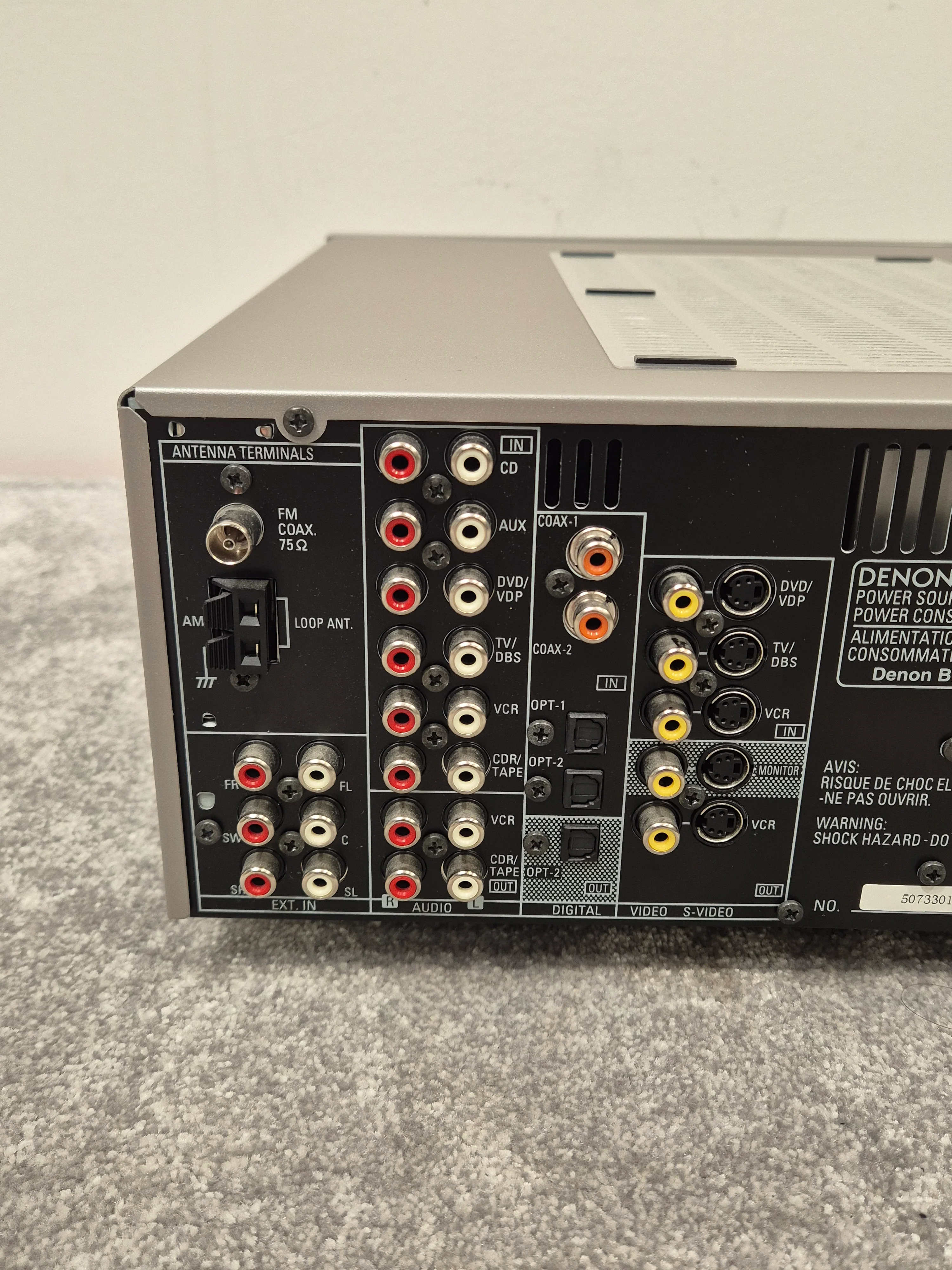 Denon AVR-1906 - 7.1-Channel AV Receiver - Excellent - Image 9