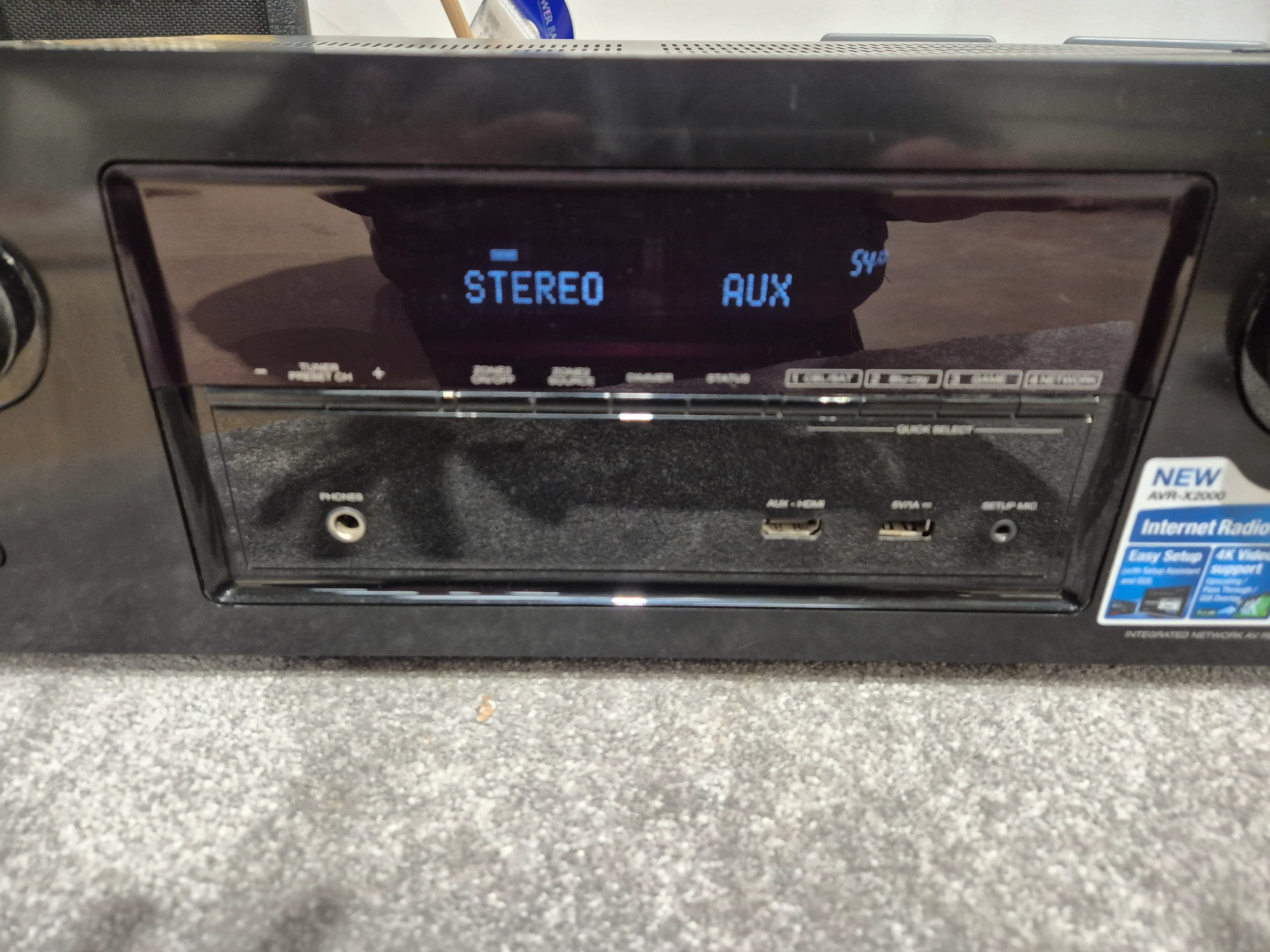 Denon AVR-X2000 - 7 Channel Integrated Network Surround Receiver - Image 2