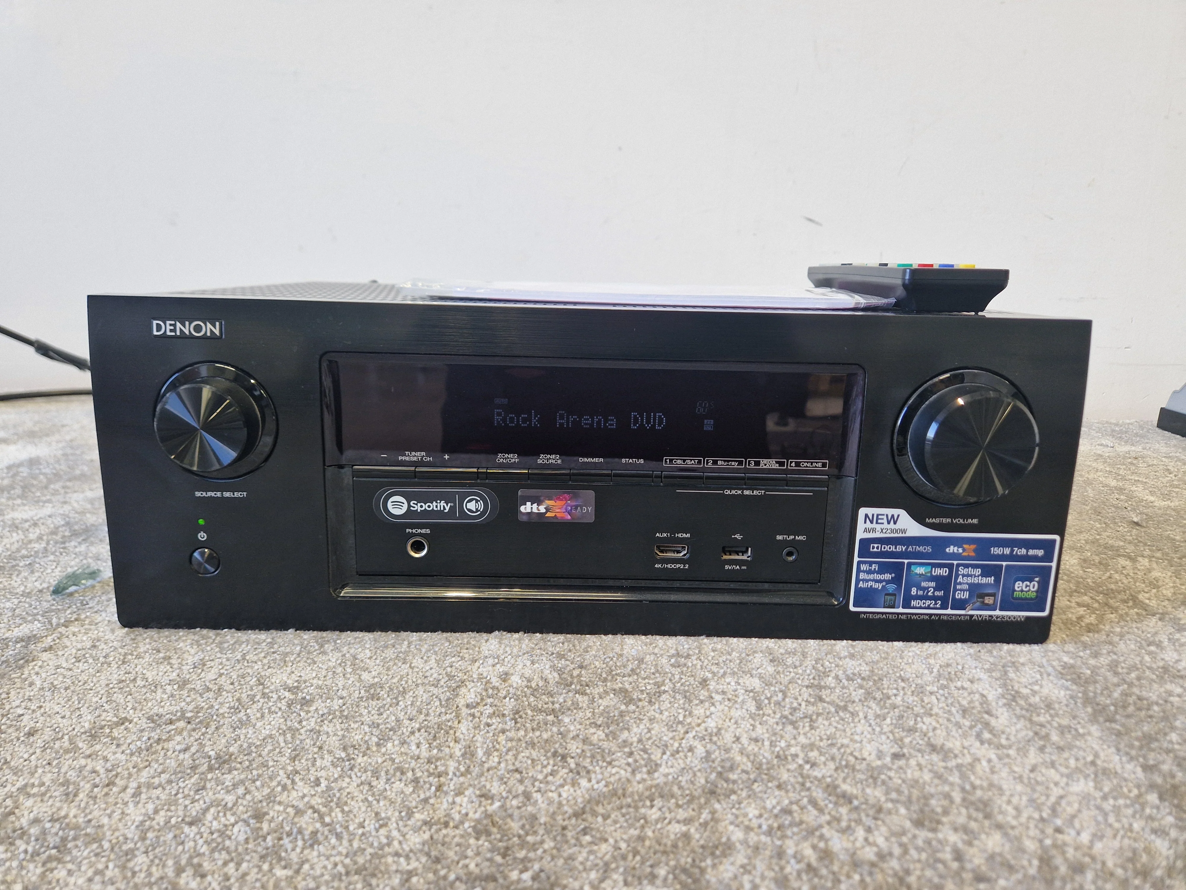 Denon AVR-X2300W AV Receiver – Dolby Atmos & 4K HDMI – Excellent - Image 4