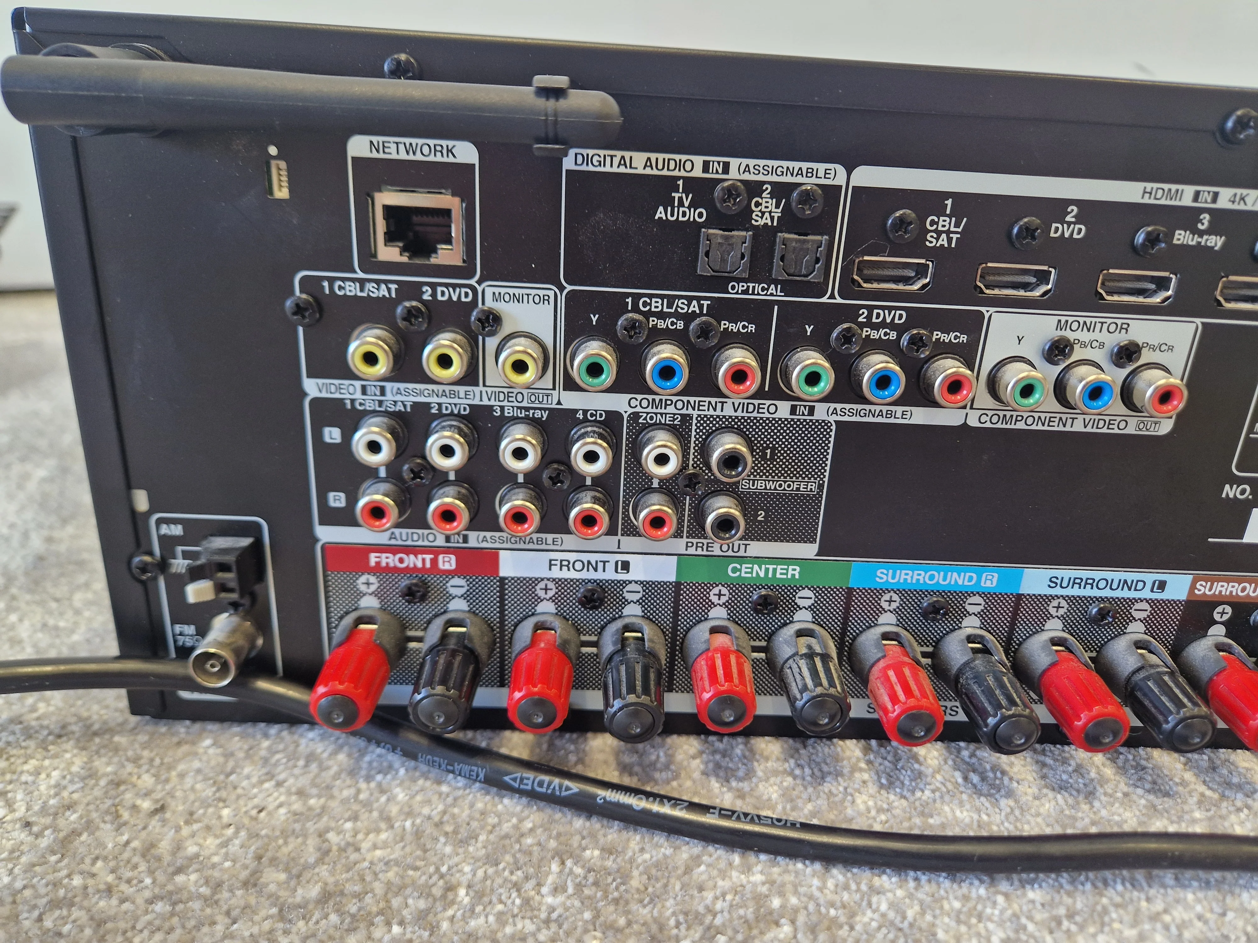 Denon AVR-X2300W AV Receiver – Dolby Atmos & 4K HDMI – Excellent - Image 8