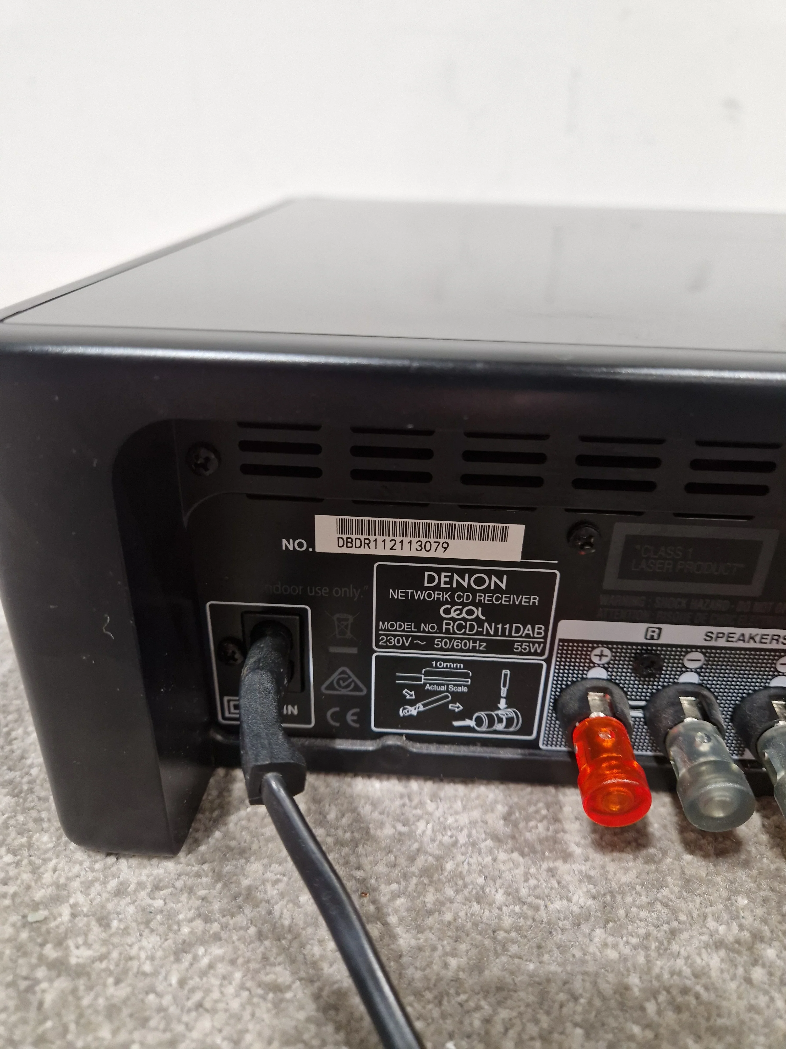Denon CEOL-N11DAB - Network Music System - Black - Excellent w/ Remote - Image 6