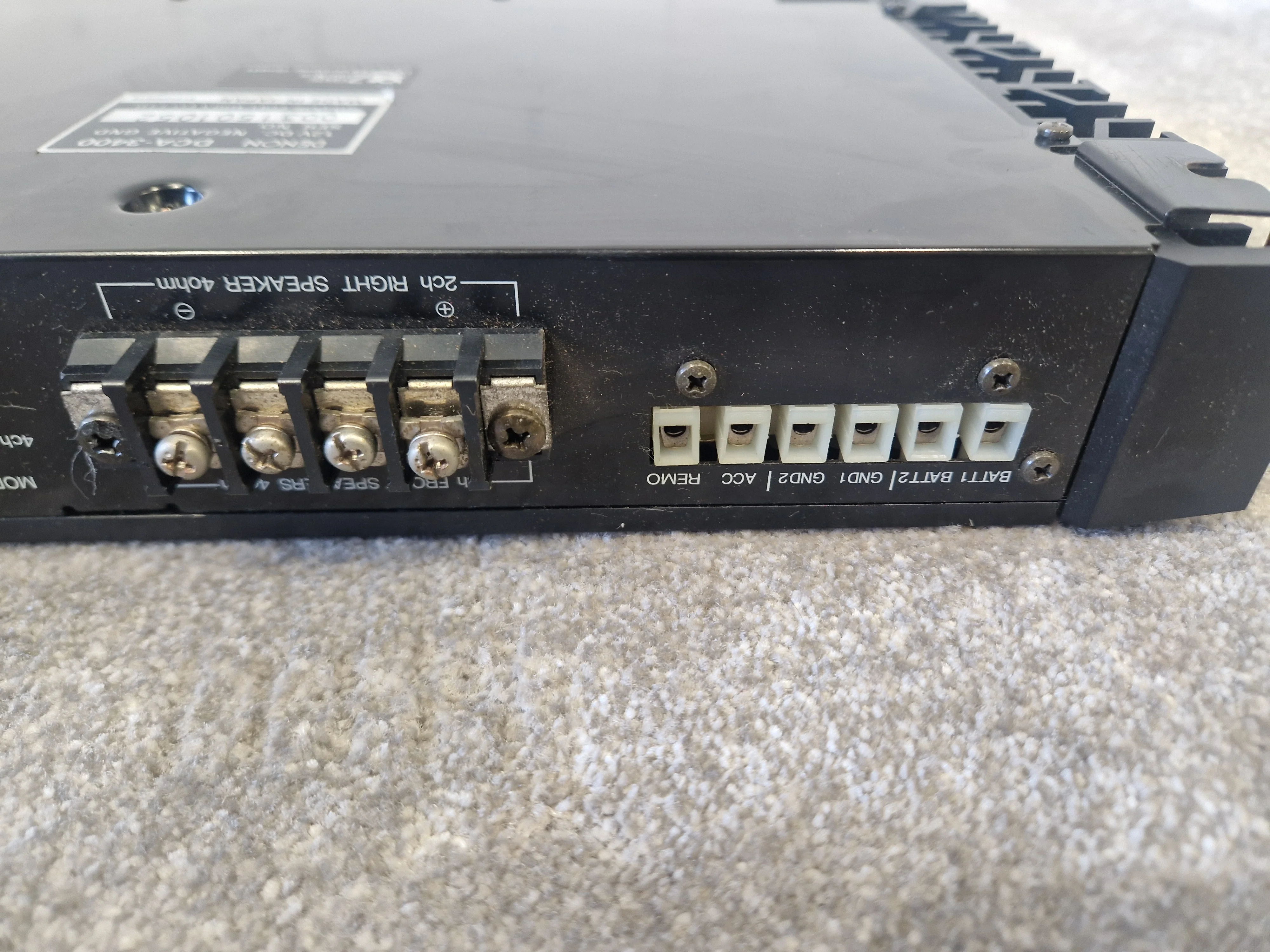Denon DCA-3400 - High-Quality Car Audio Amplifier, 2-Channel - Very Good w/ Original Box & Manuals - Image 5