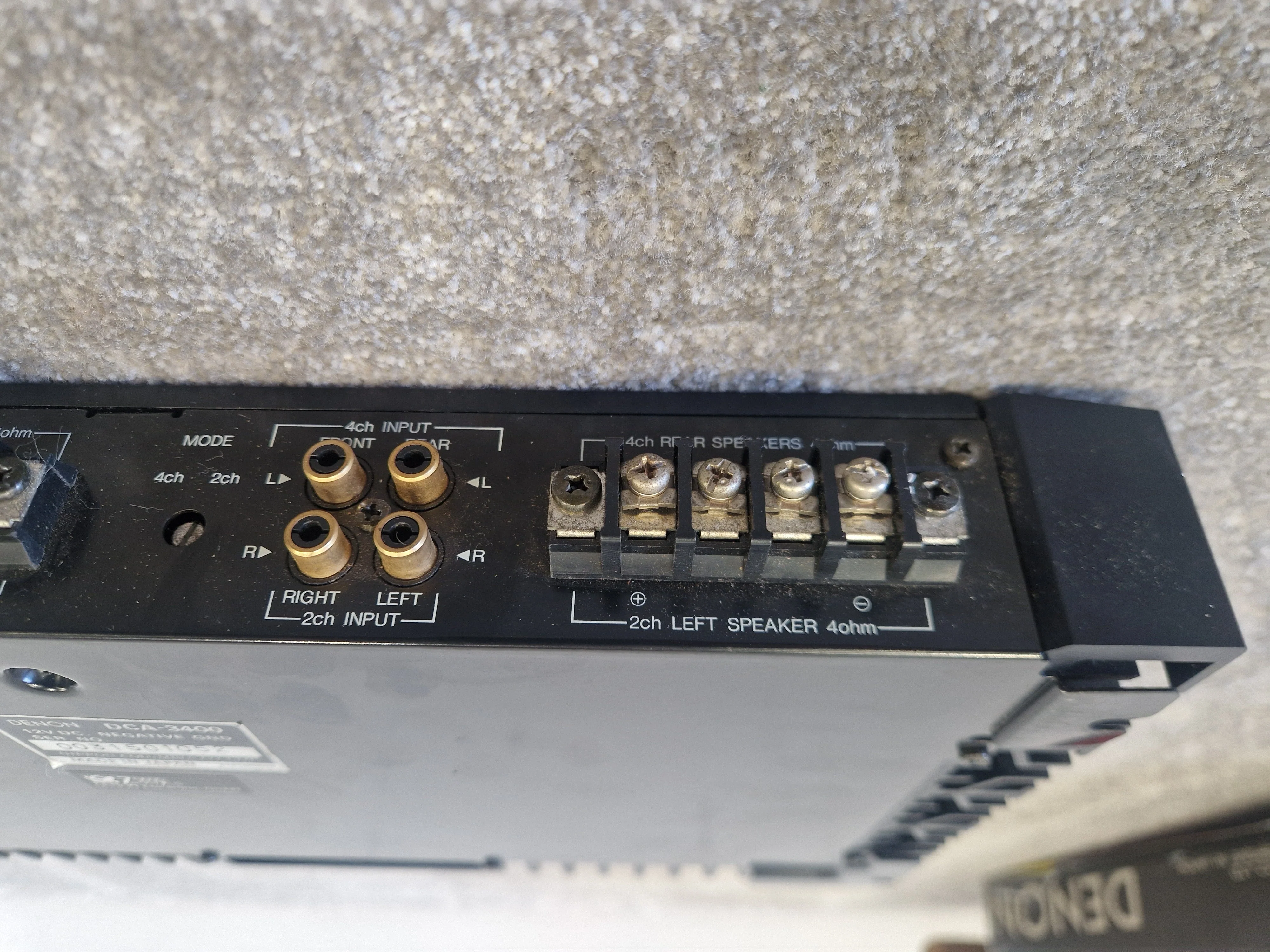 Denon DCA-3400 - High-Quality Car Audio Amplifier, 2-Channel - Very Good w/ Original Box & Manuals - Image 6