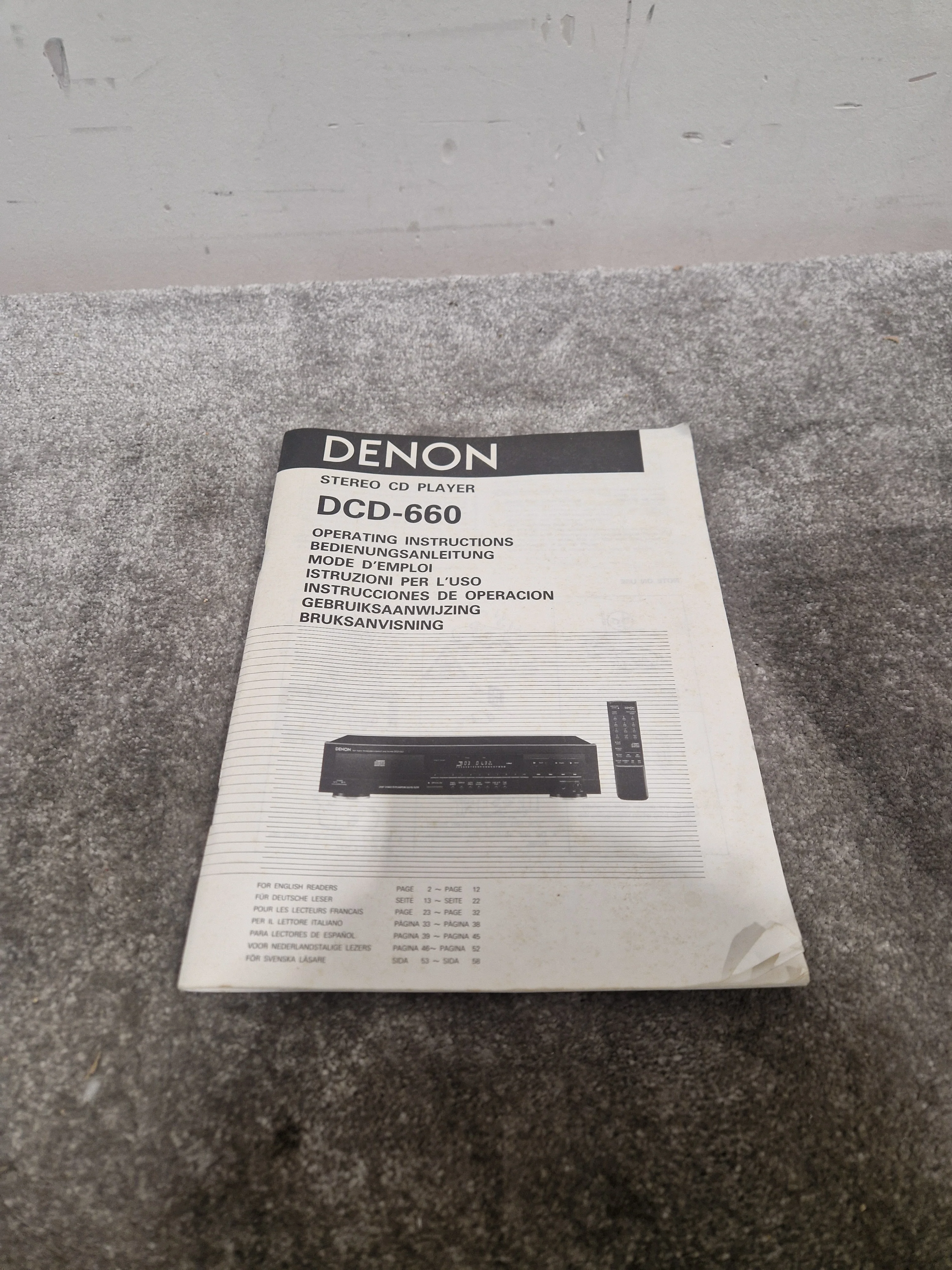 Denon DCD-660 CD Player - Black - Japan Made - Excellent - Image 13