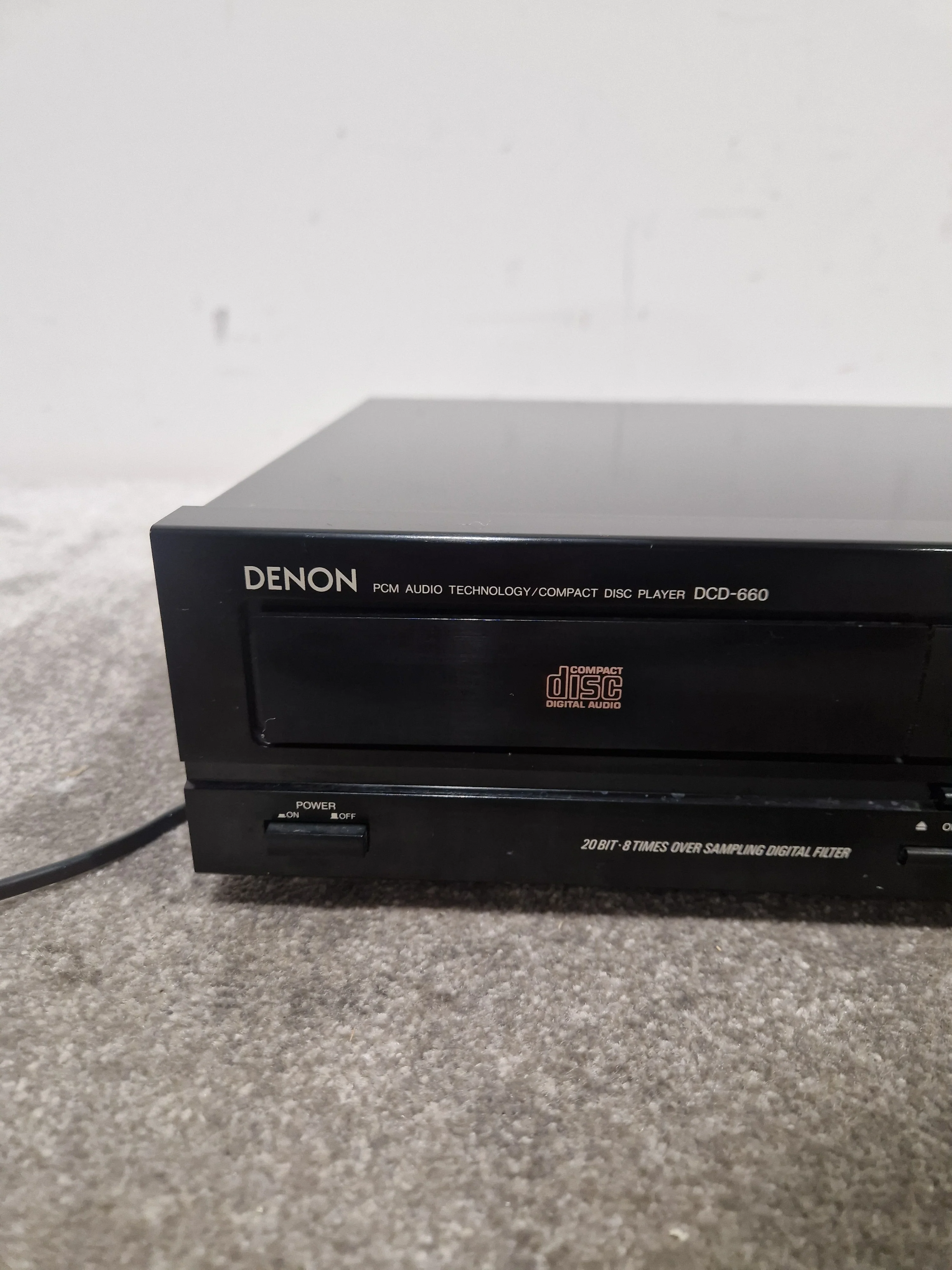 Denon DCD-660 CD Player - Black - Japan Made - Excellent - Image 5