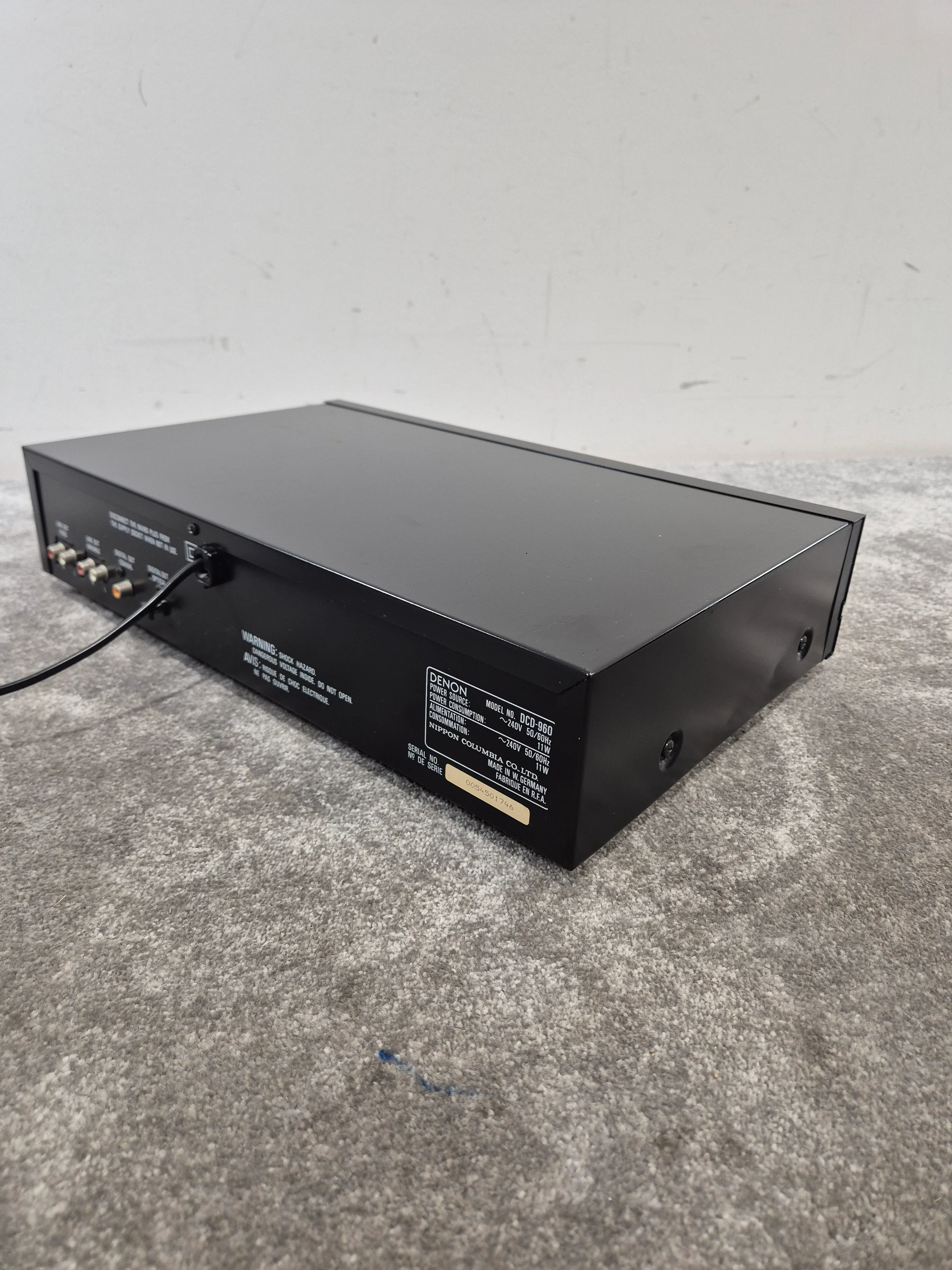 Denon DCD-960 - High-Fidelity CD Player - Fair w/ Power Supply - Image 7