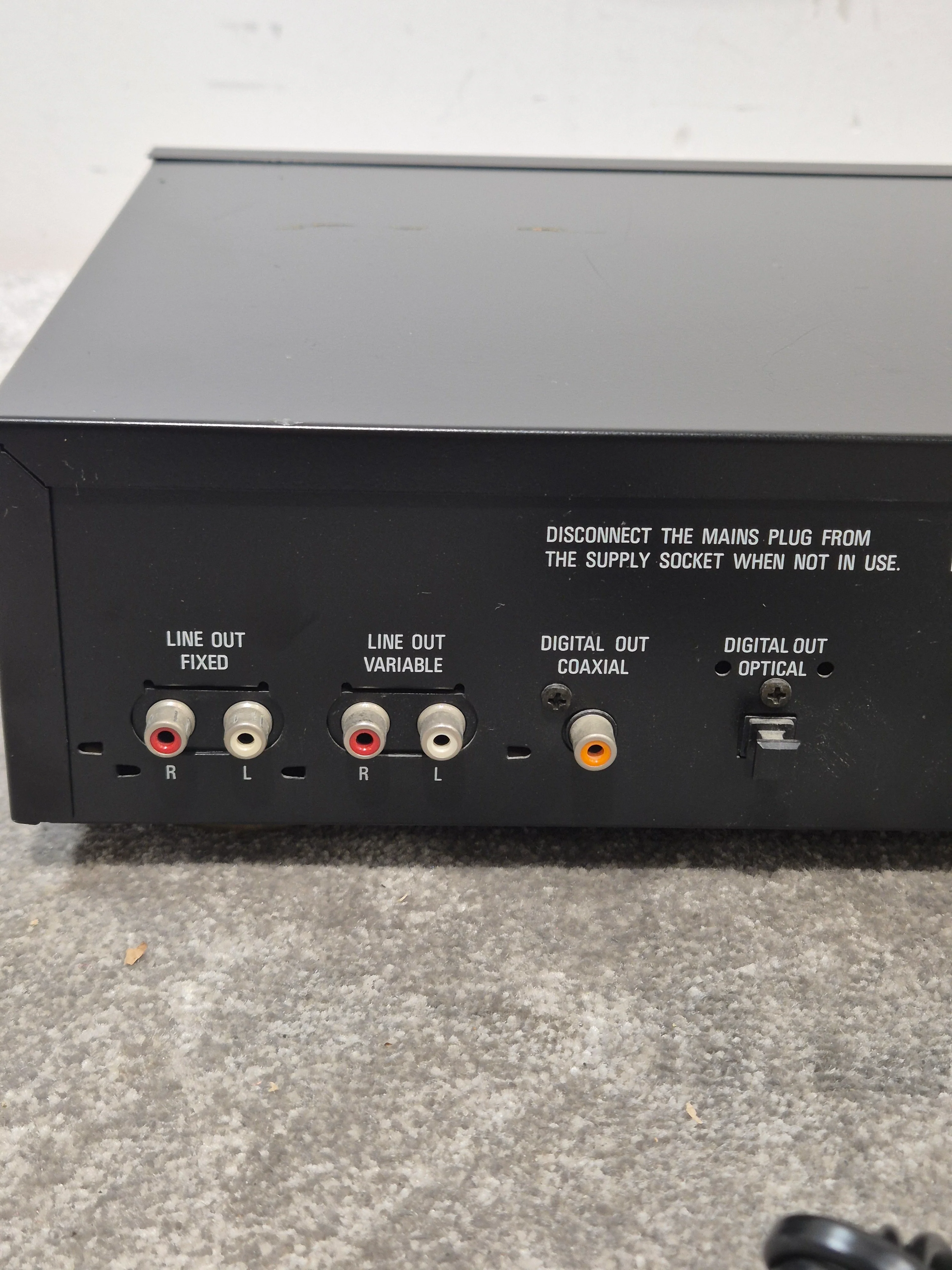 Denon DCD-960 - High-Fidelity CD Player - Fair w/ Power Supply - Image 9